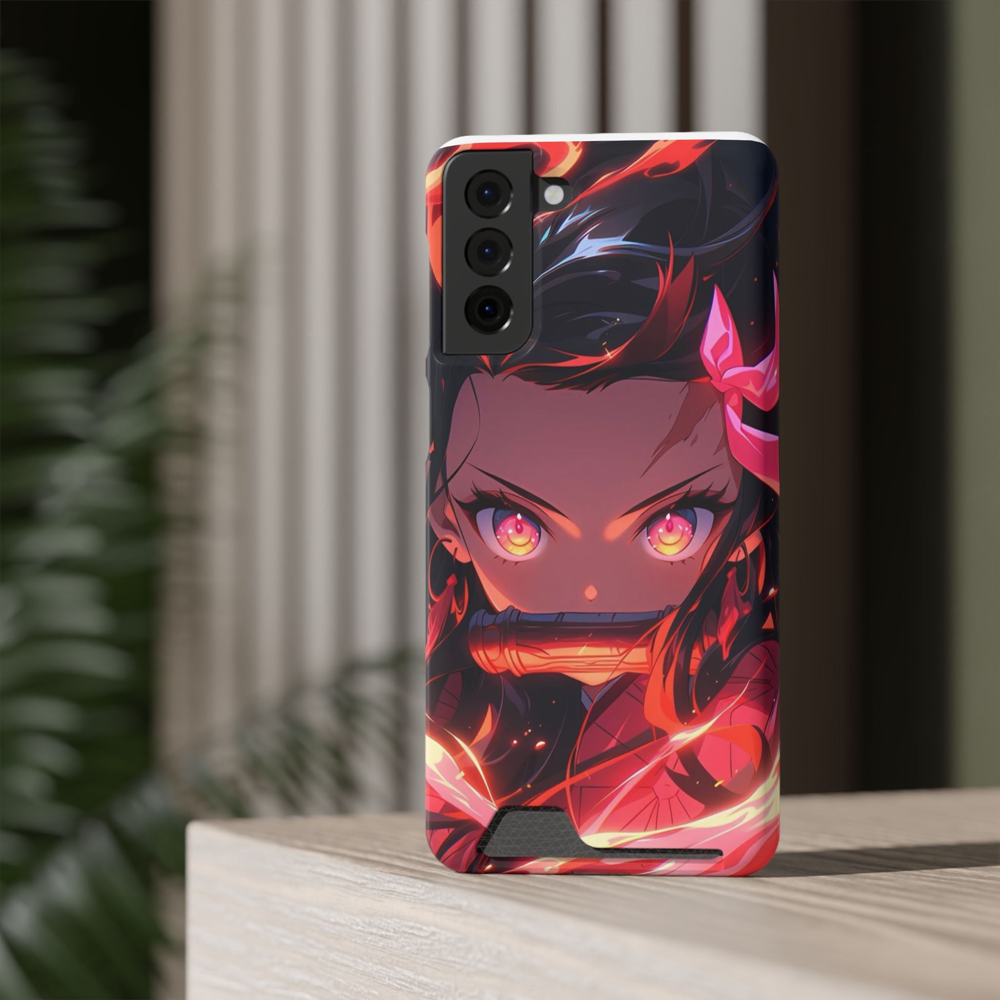 Anime Phone Case with Card Holder