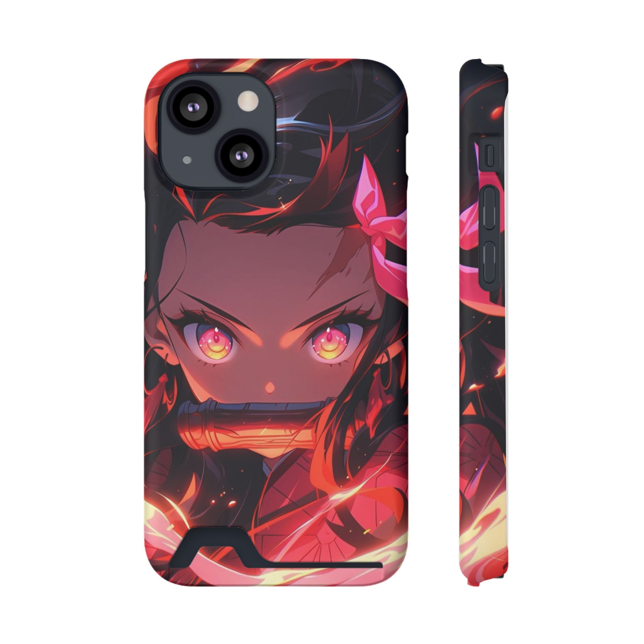 Anime Phone Case with Card Holder
