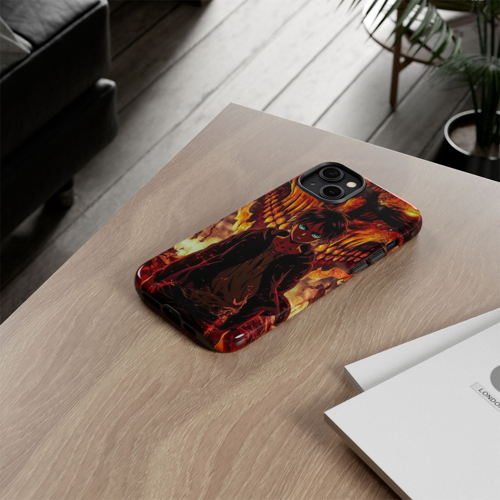Eren Yeager Phone Case — Tough Cases Anime Protective Cover