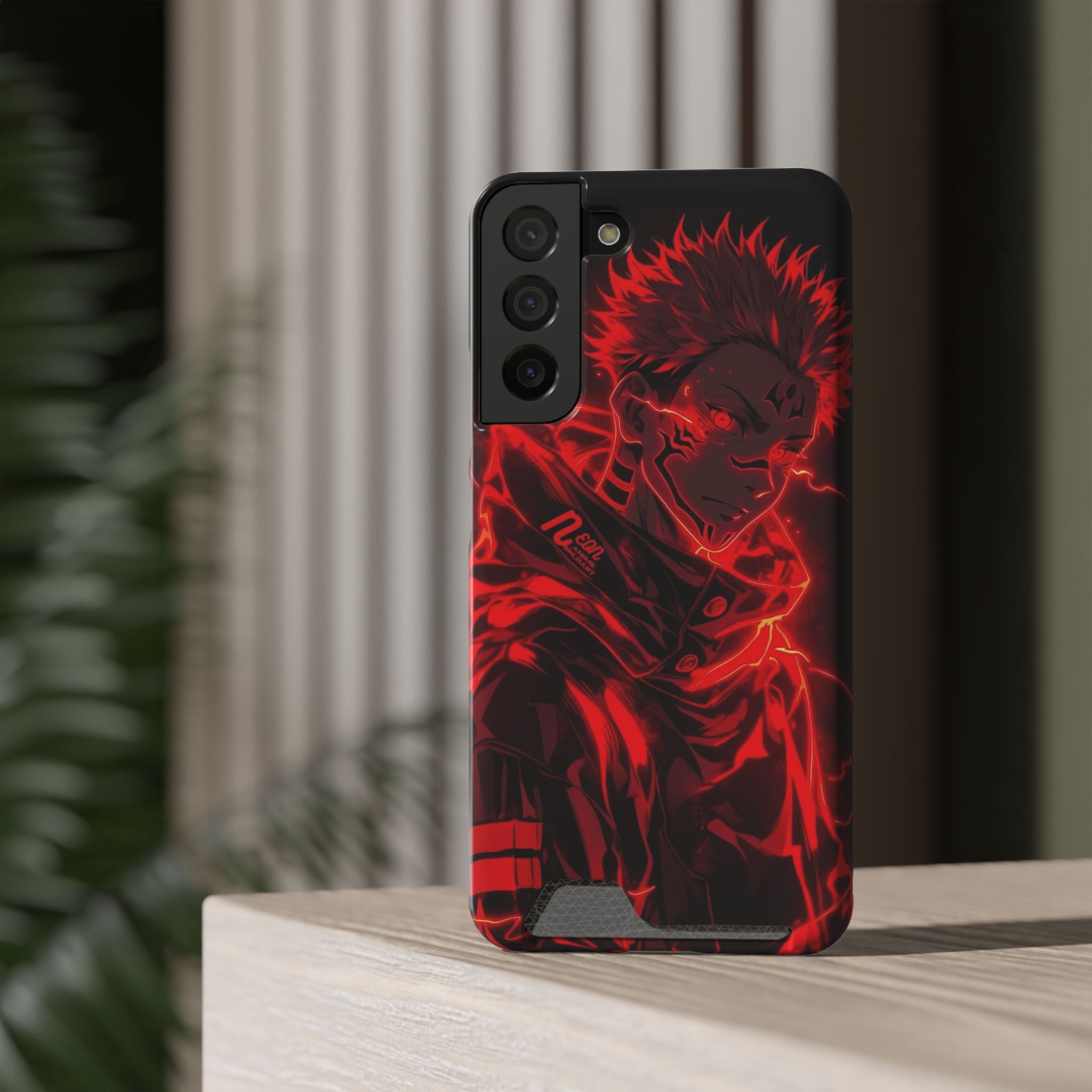 Phone Case With Card Holder Animie style