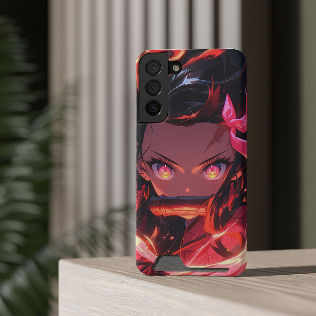 Anime Phone Case with Card Holder