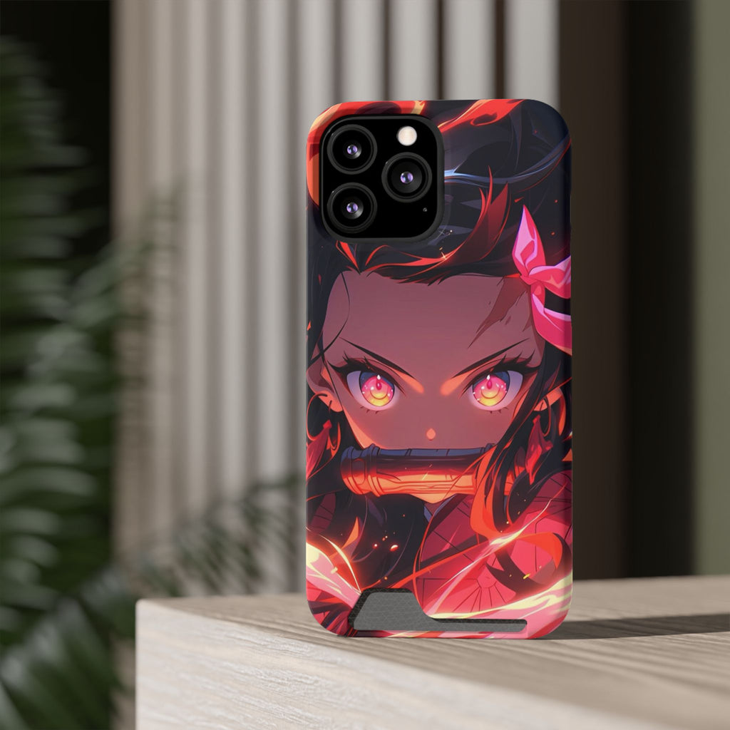 Anime Phone Case with Card Holder