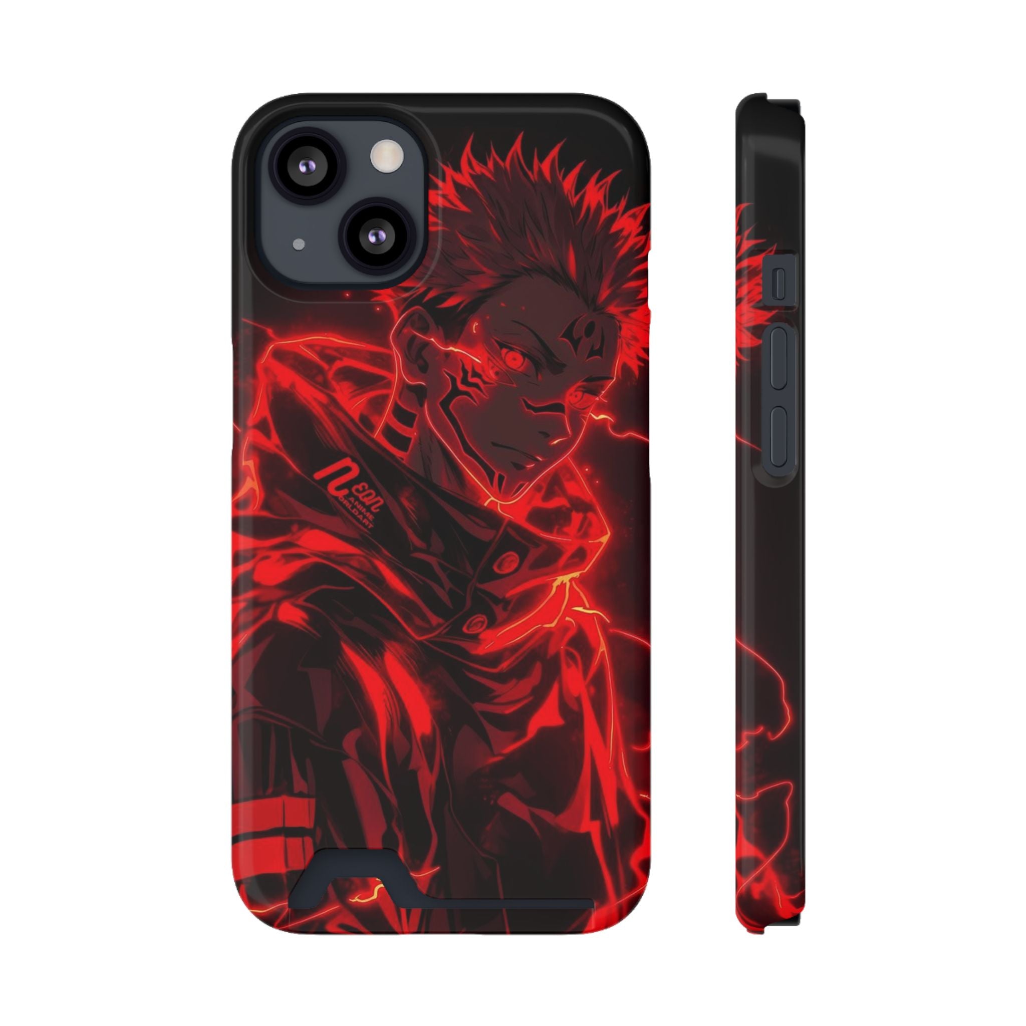 Phone Case With Card Holder Animie style
