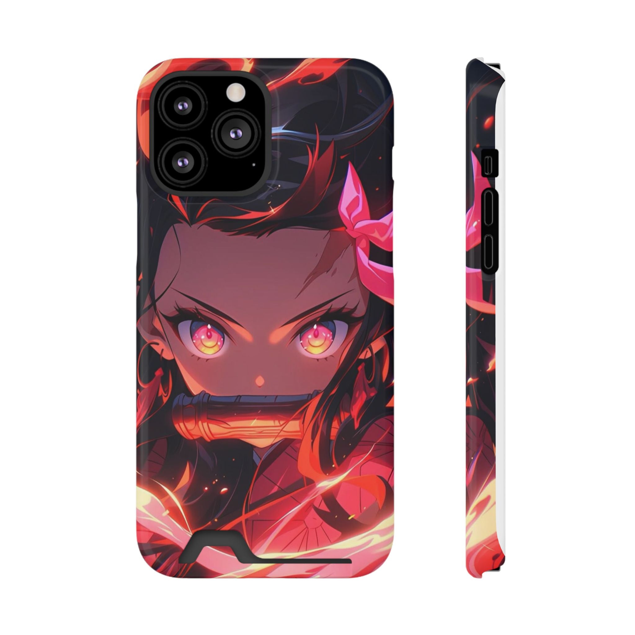 Anime Phone Case with Card Holder