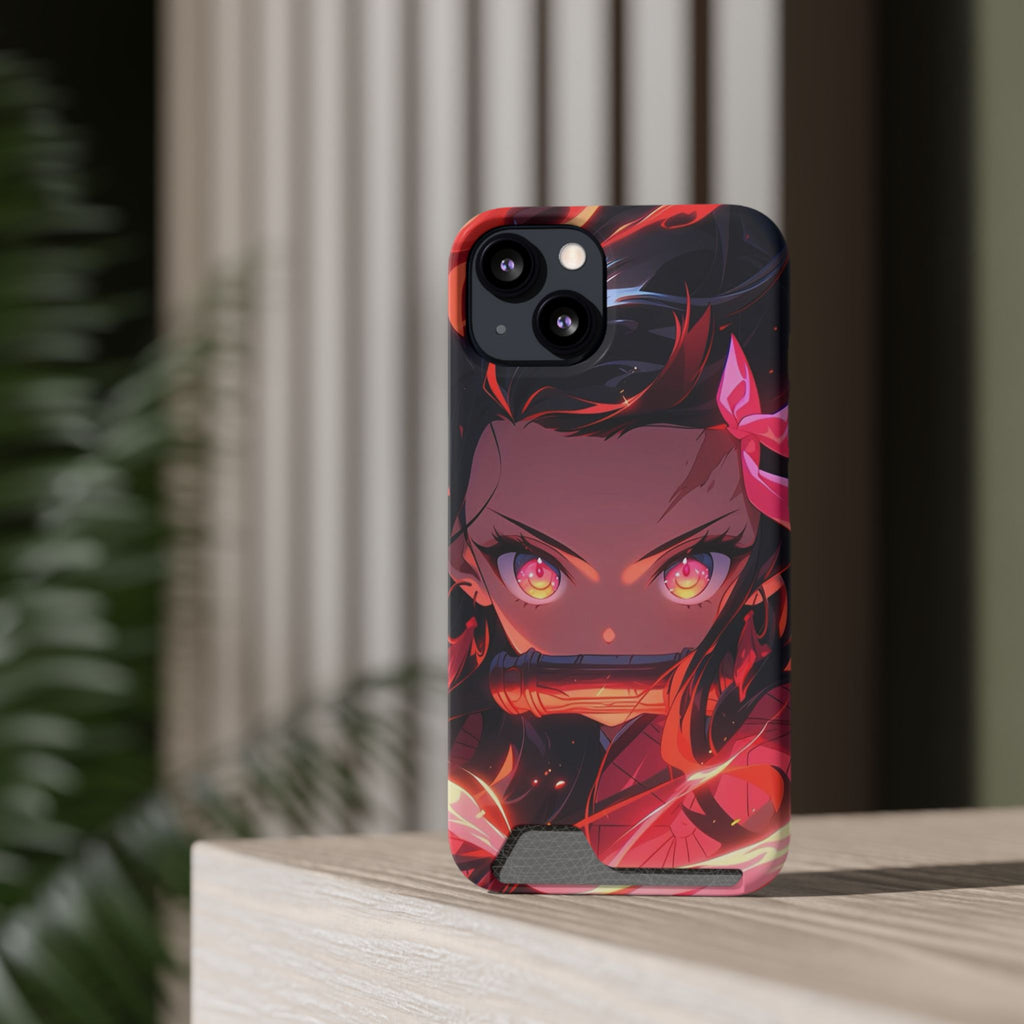 Anime Phone Case with Card Holder