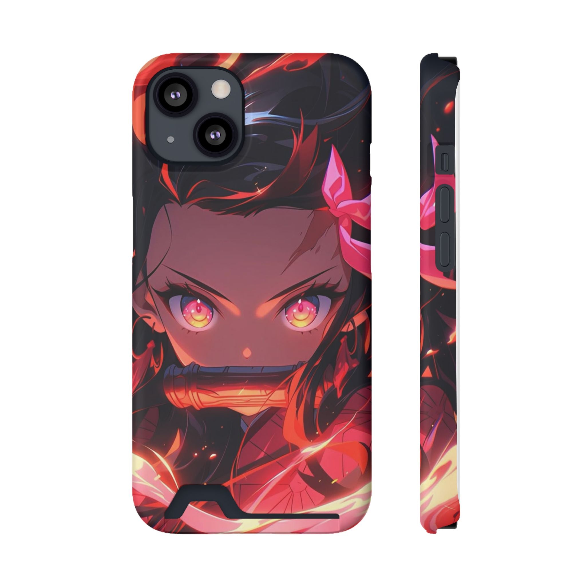 Anime Phone Case with Card Holder
