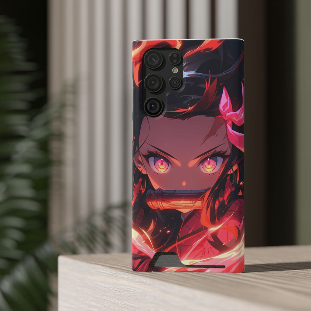Anime Phone Case with Card Holder