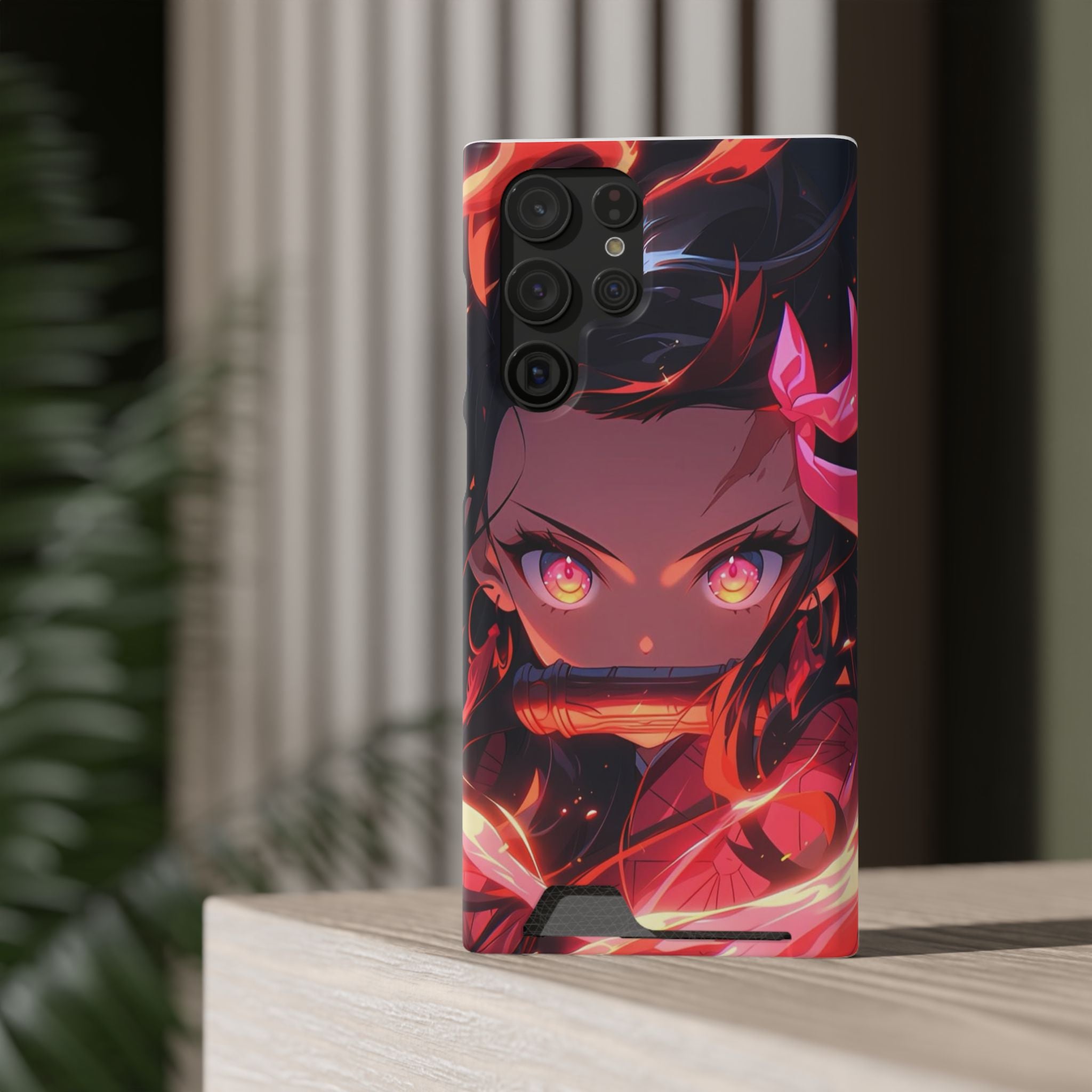 Anime Phone Case with Card Holder
