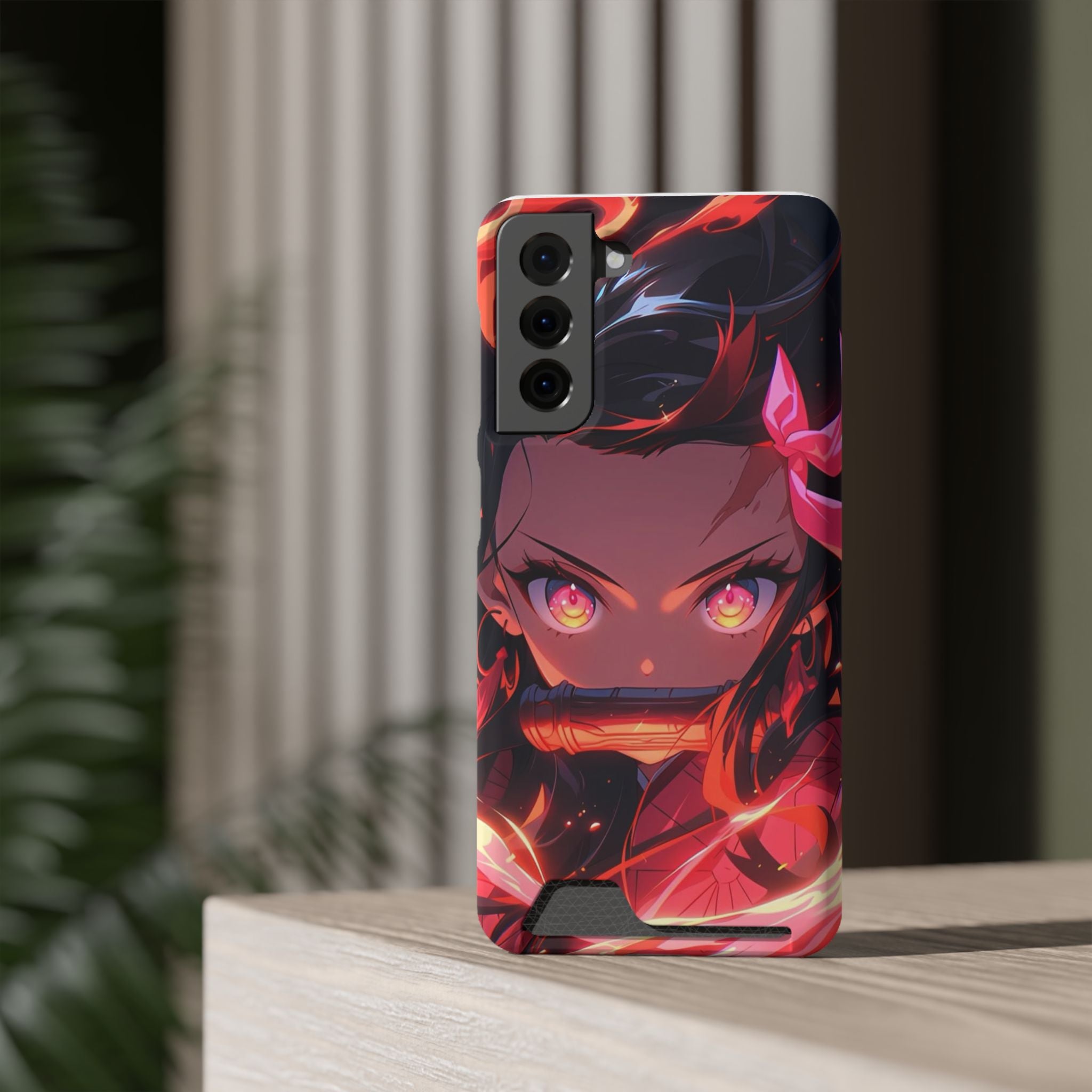 Anime Phone Case with Card Holder