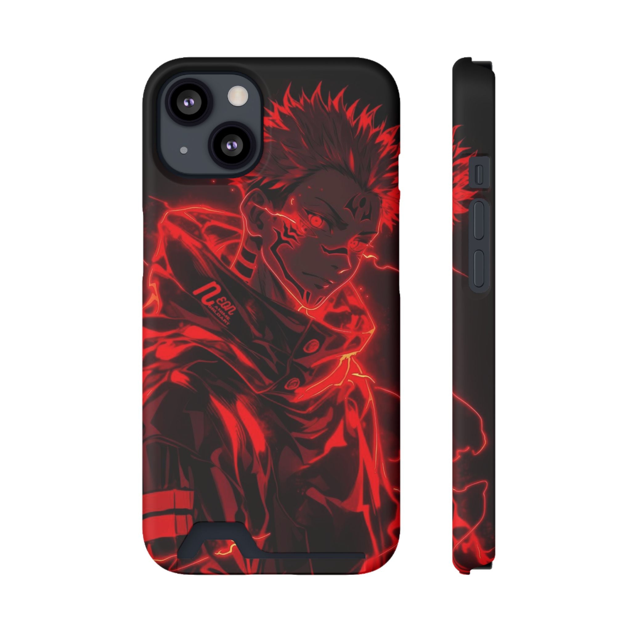Phone Case With Card Holder Animie style