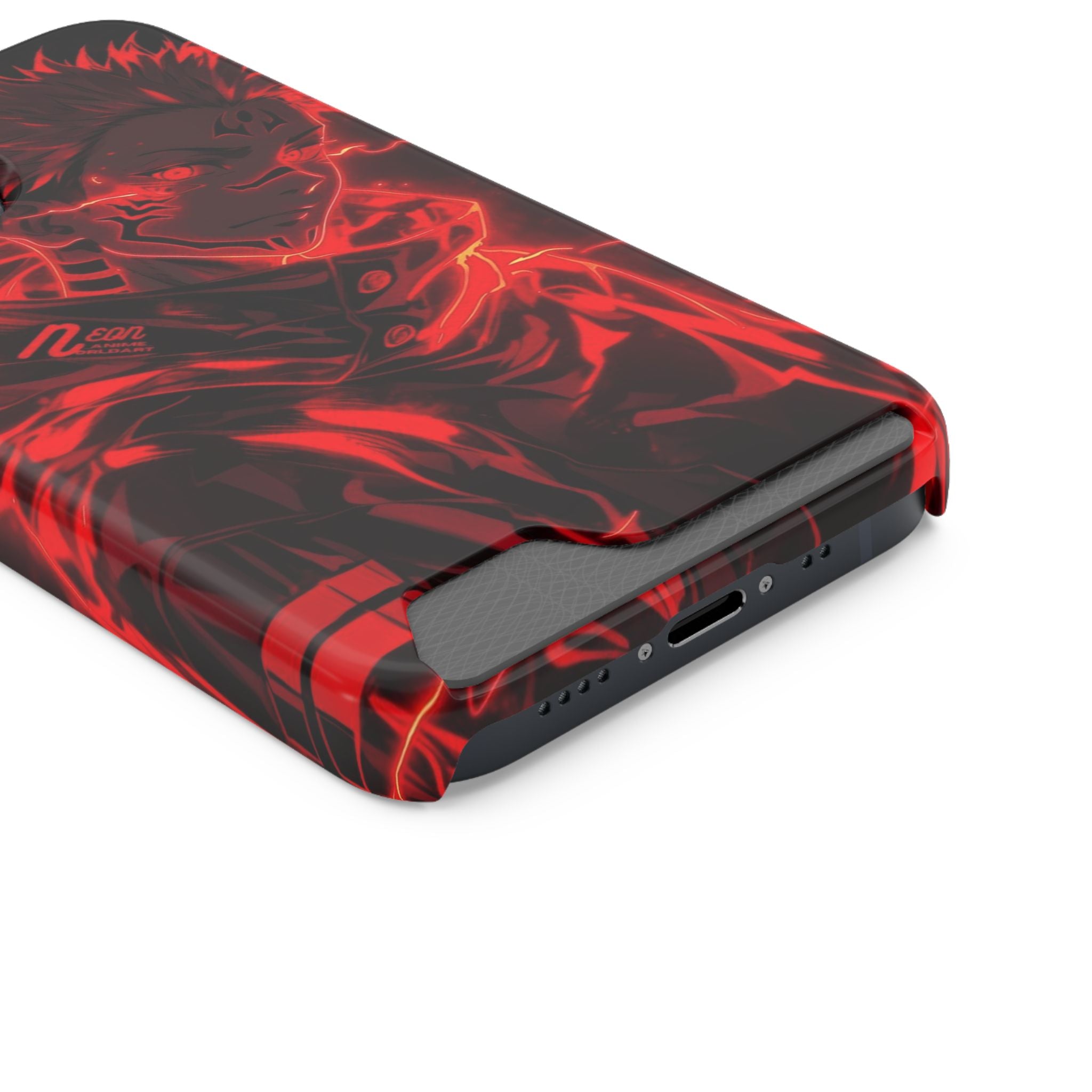 Phone Case With Card Holder Animie style
