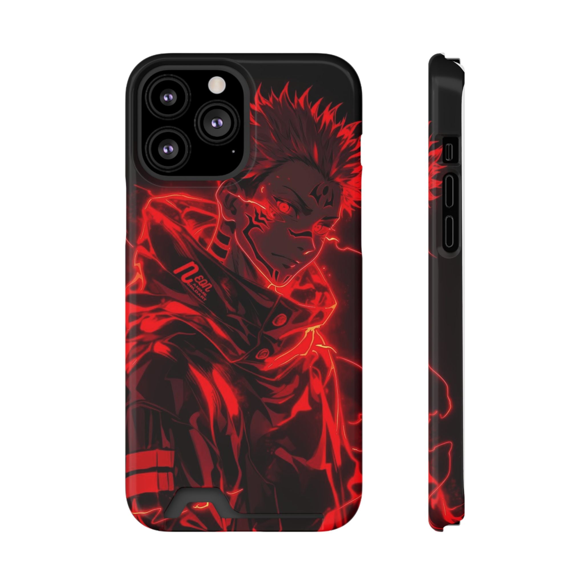 Phone Case With Card Holder Animie style