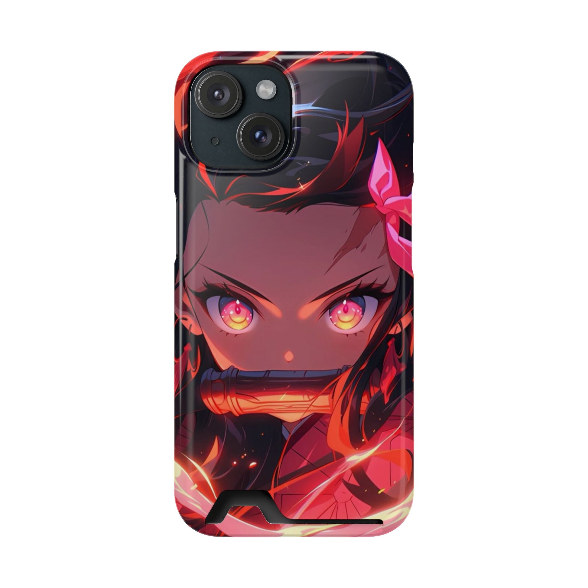 Anime Phone Case with Card Holder