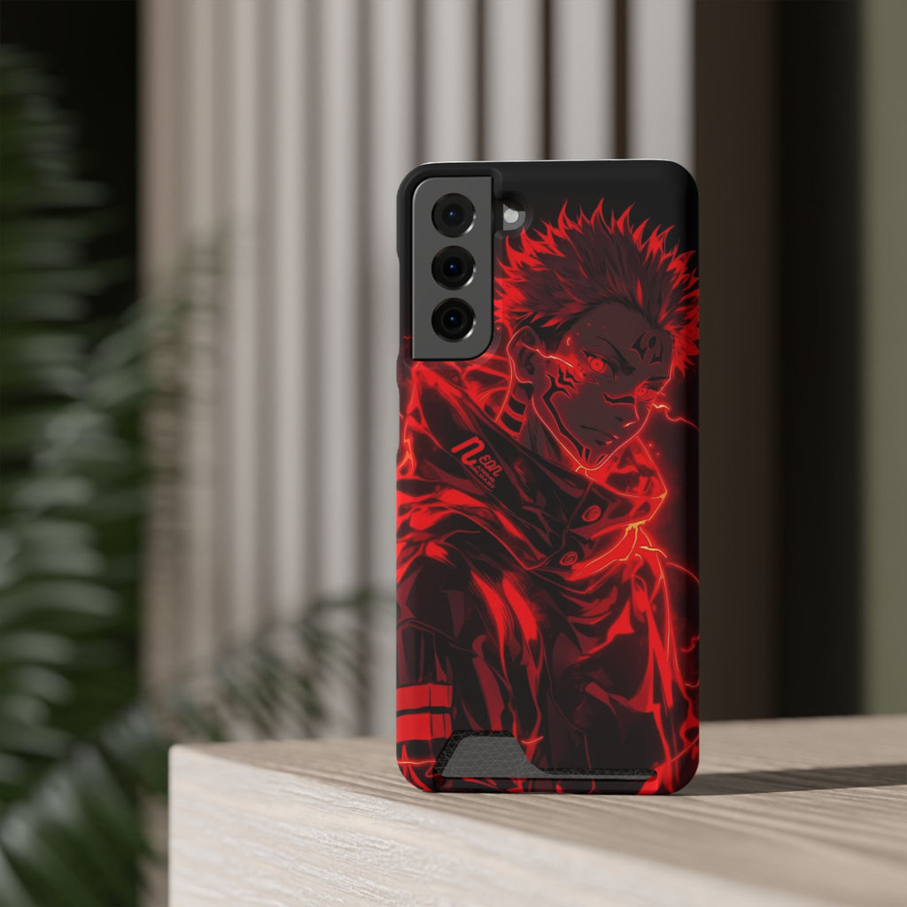 Phone Case With Card Holder Animie style