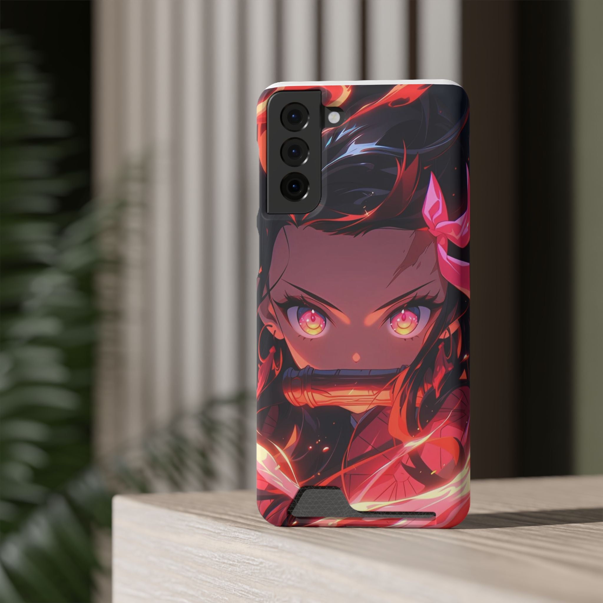Anime Phone Case with Card Holder