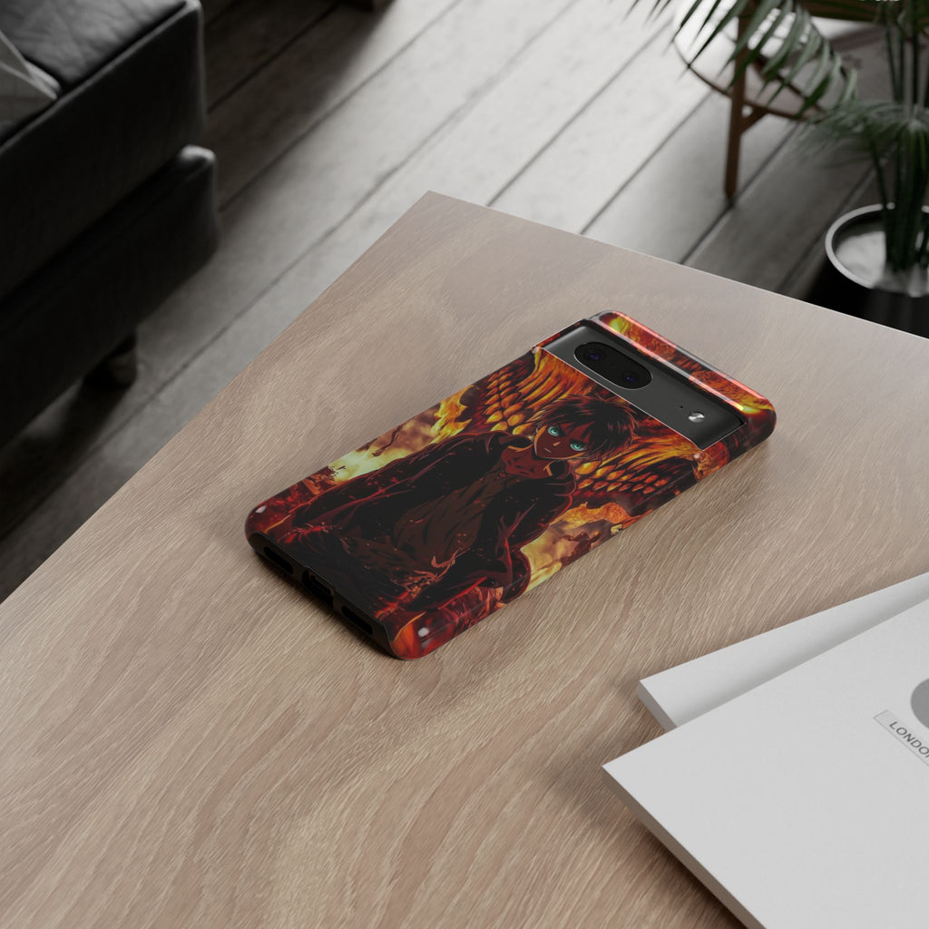 Eren Yeager Phone Case — Tough Cases Anime Protective Cover
