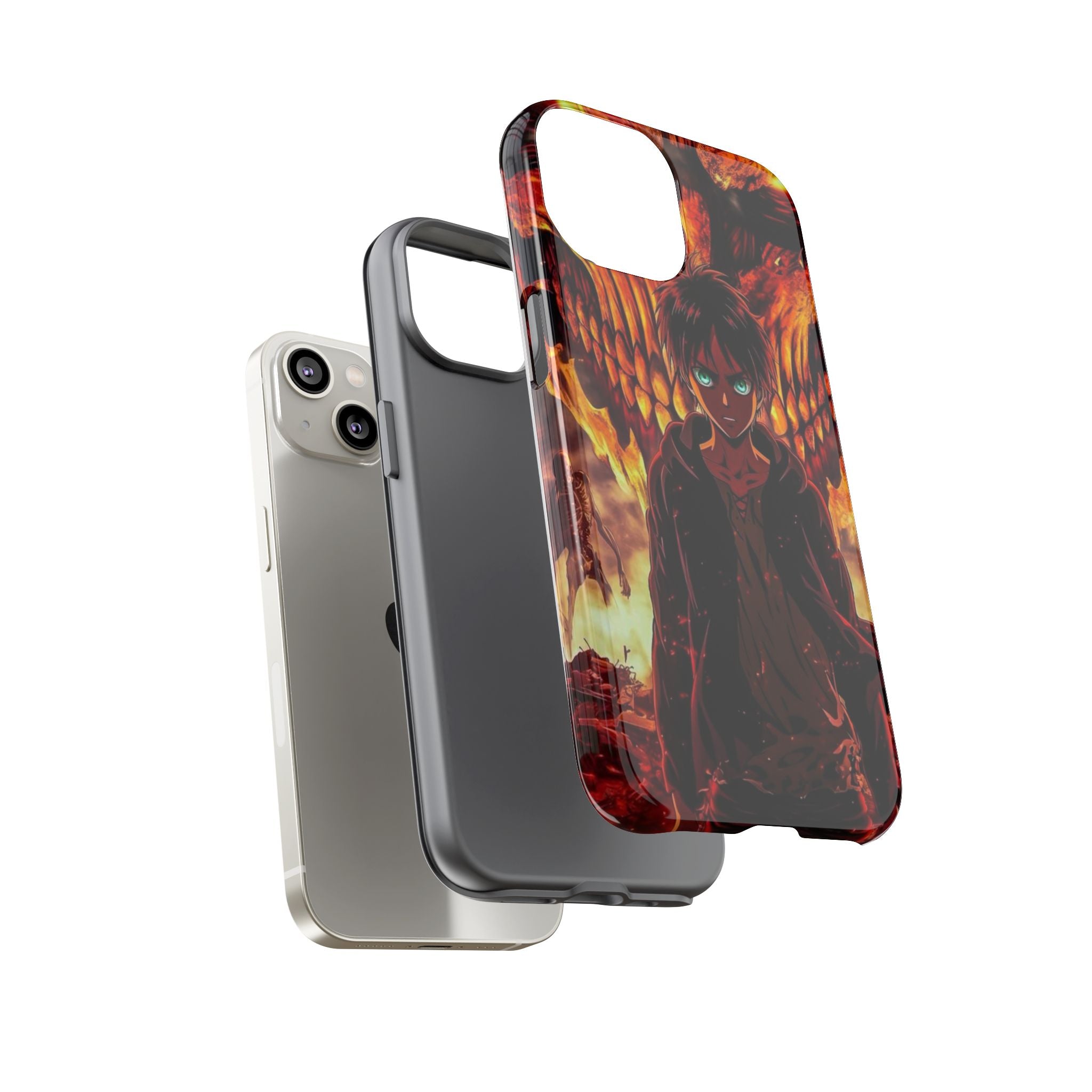 Eren Yeager Phone Case — Tough Cases Anime Protective Cover
