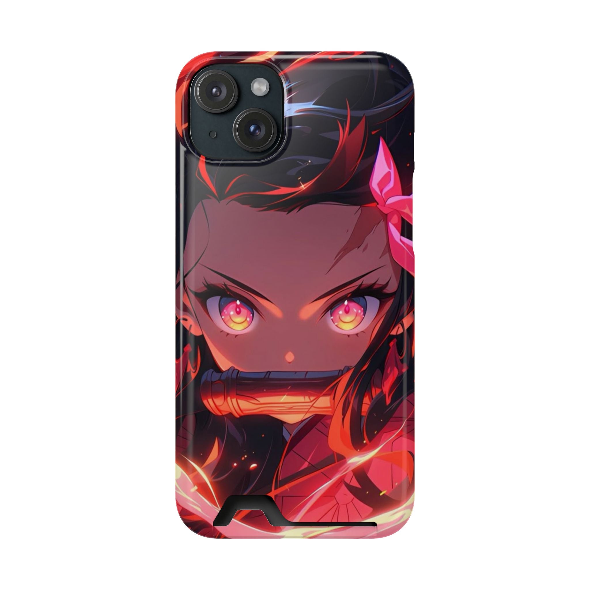 Anime Phone Case with Card Holder