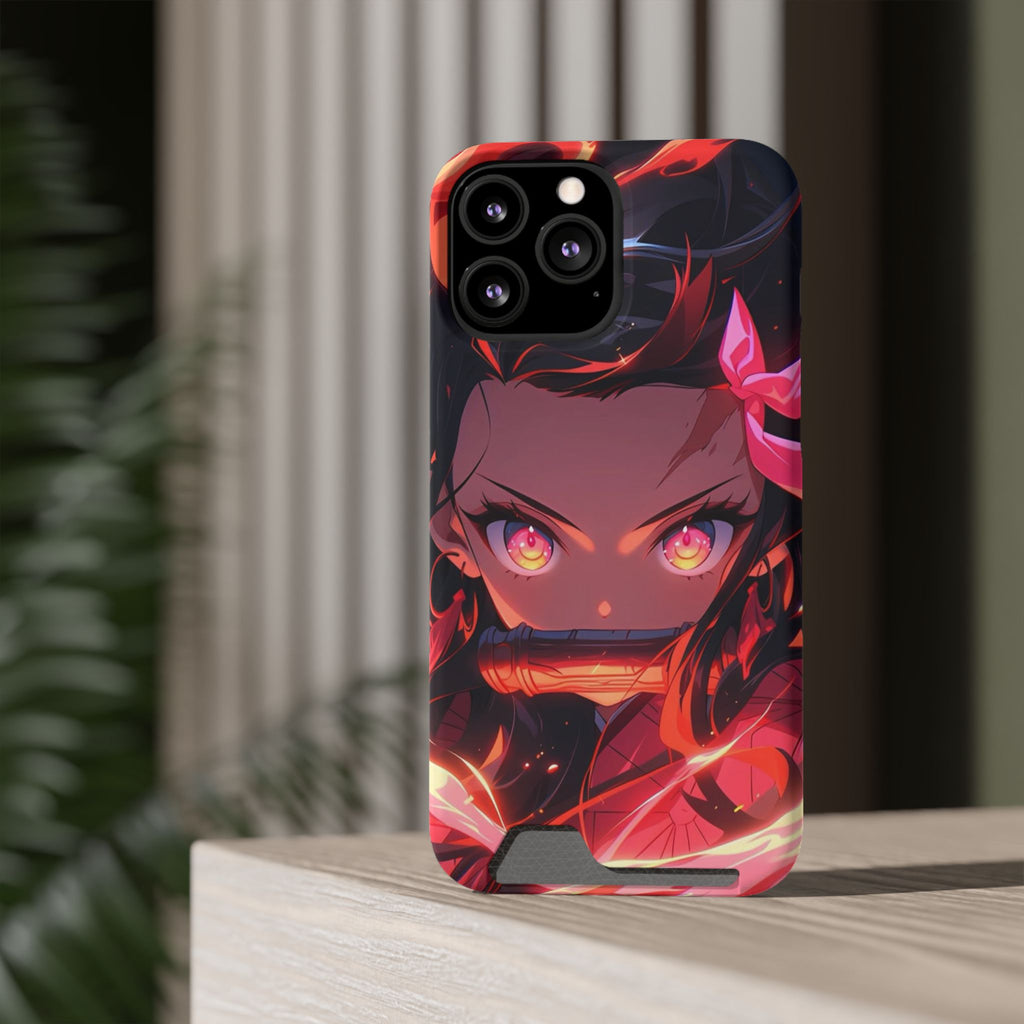 Anime Phone Case with Card Holder