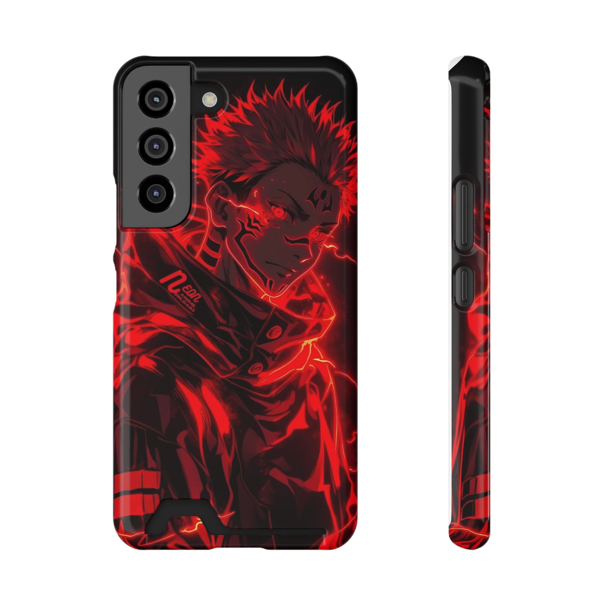 Phone Case With Card Holder Animie style