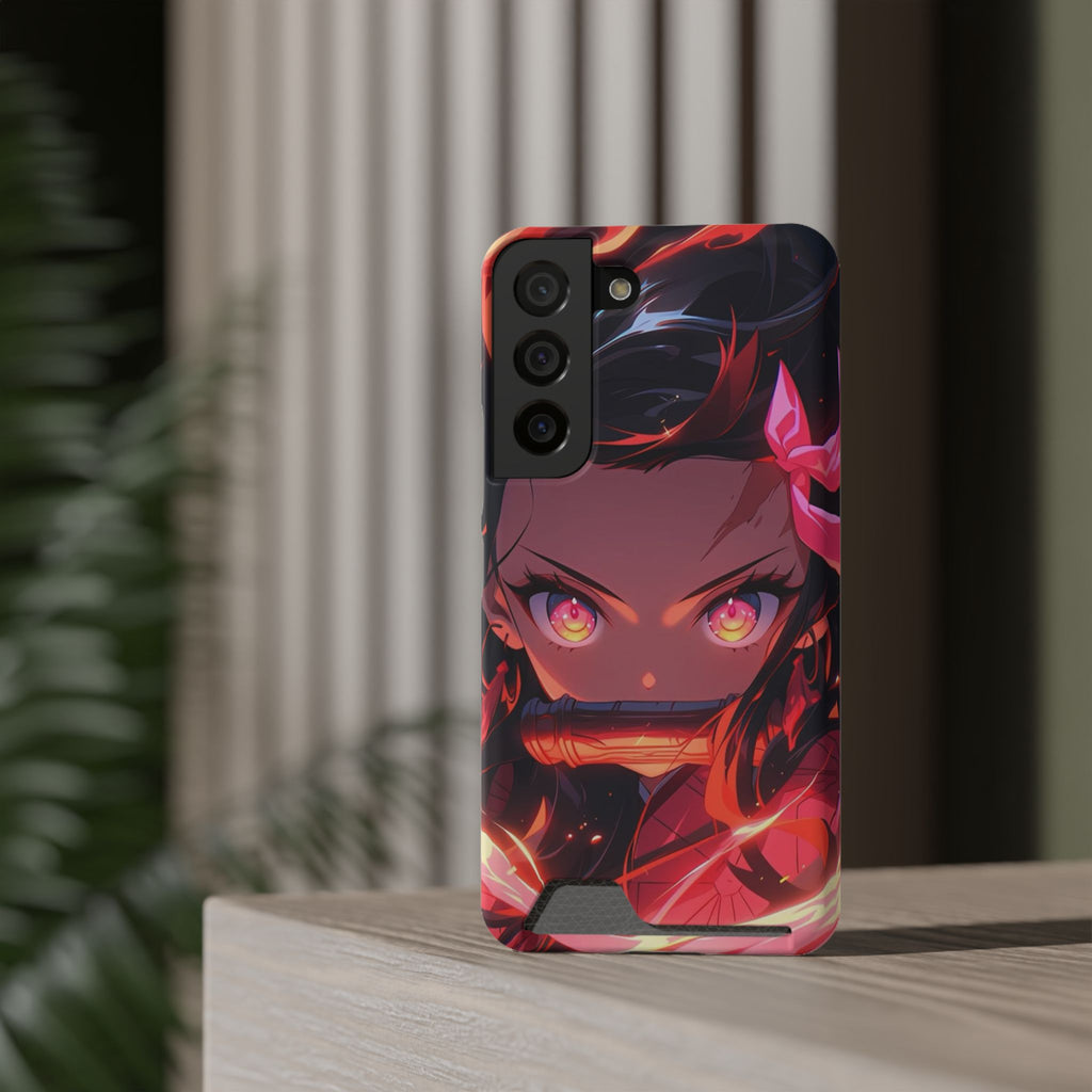 Anime Phone Case with Card Holder