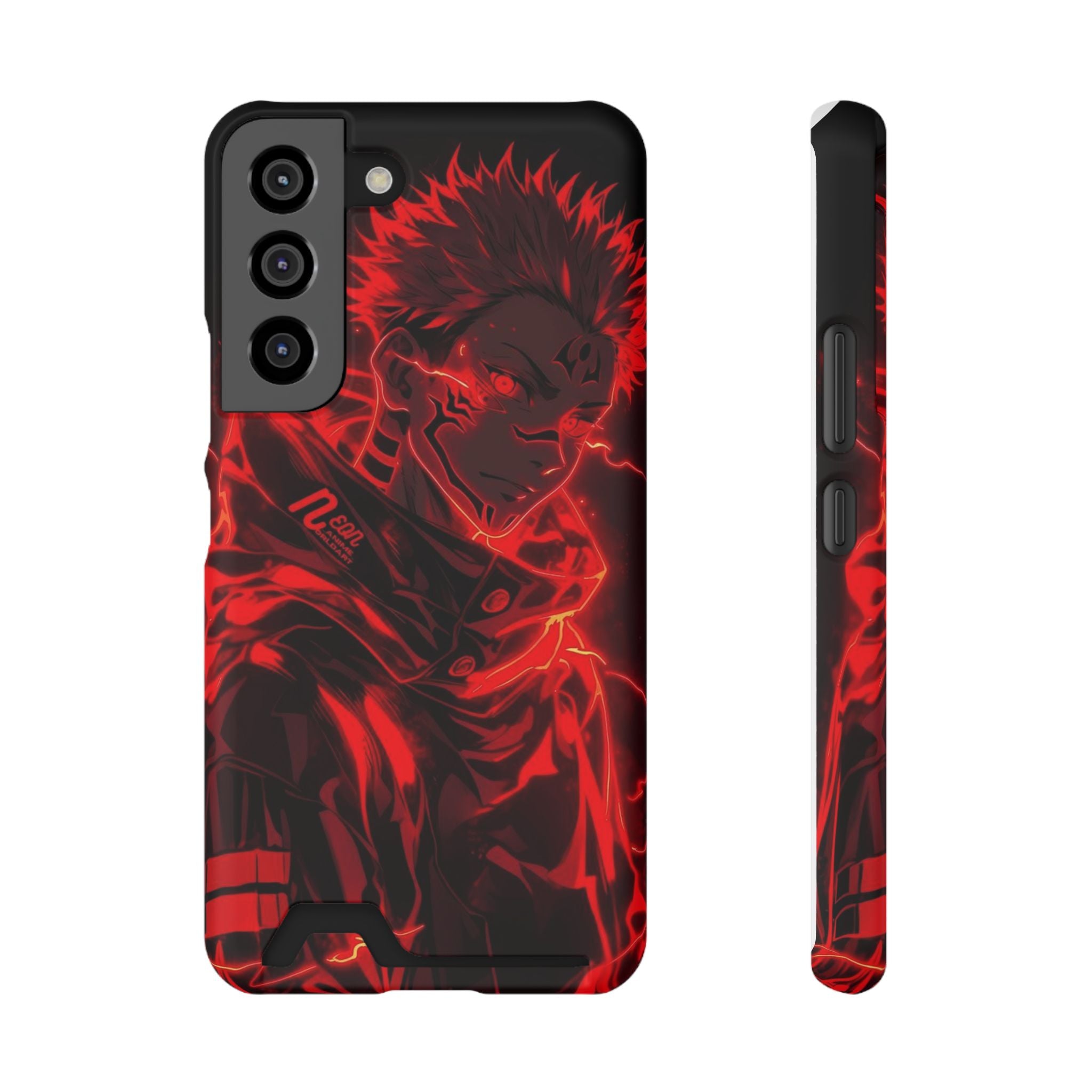 Phone Case With Card Holder Animie style