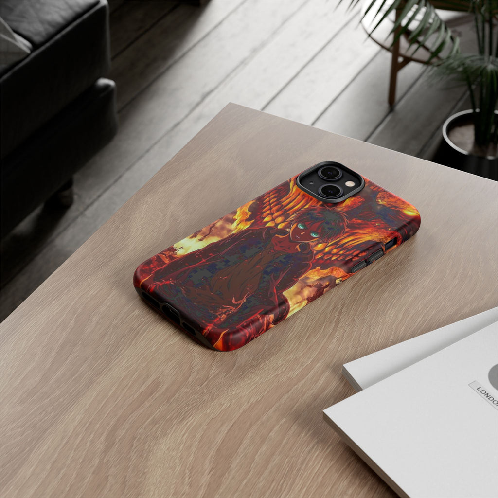 Eren Yeager Phone Case — Tough Cases Anime Protective Cover