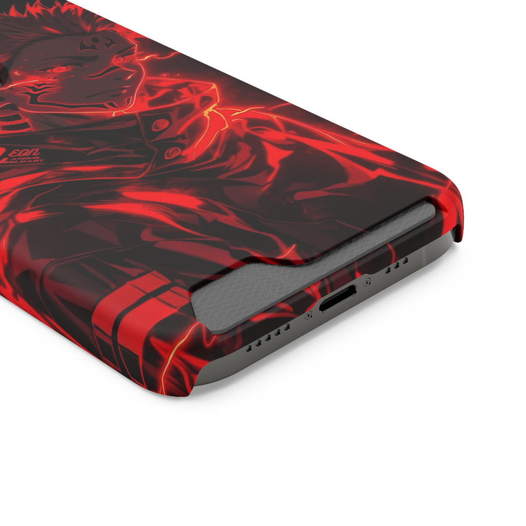 Phone Case With Card Holder Animie style