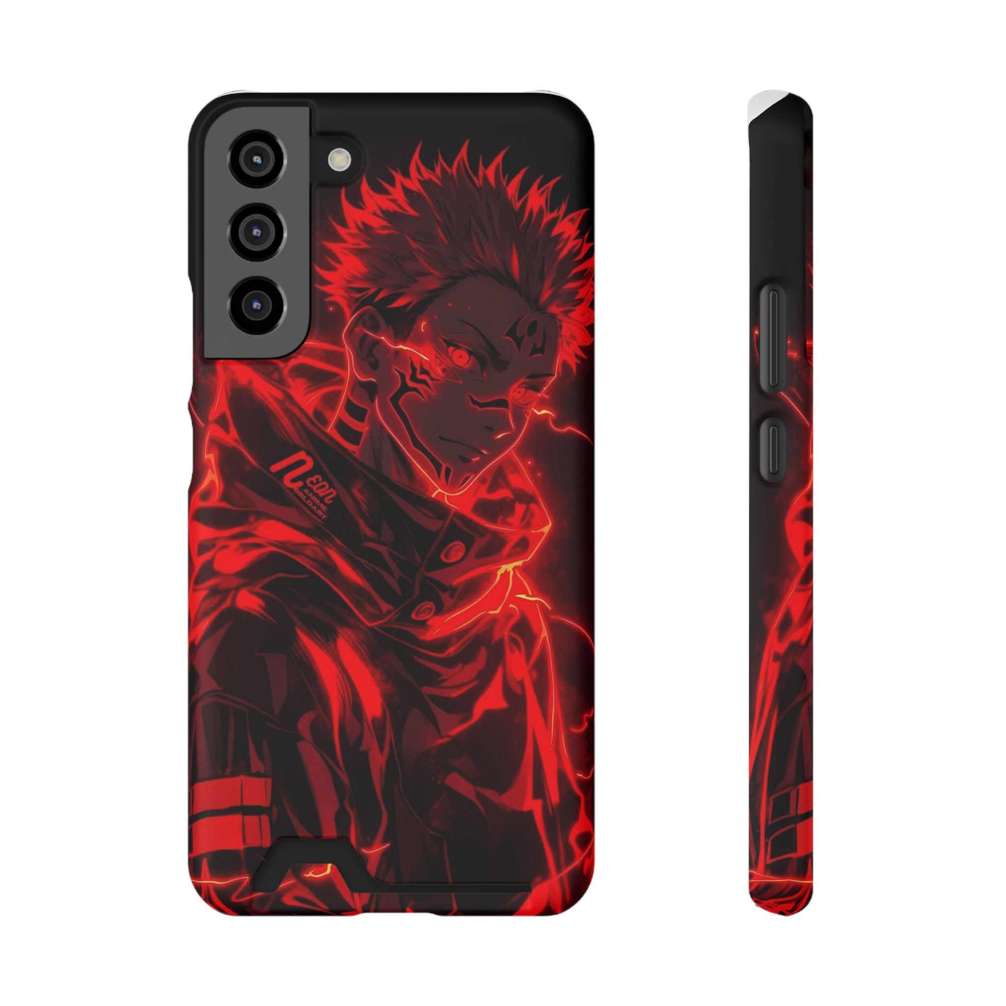 Phone Case With Card Holder Animie style
