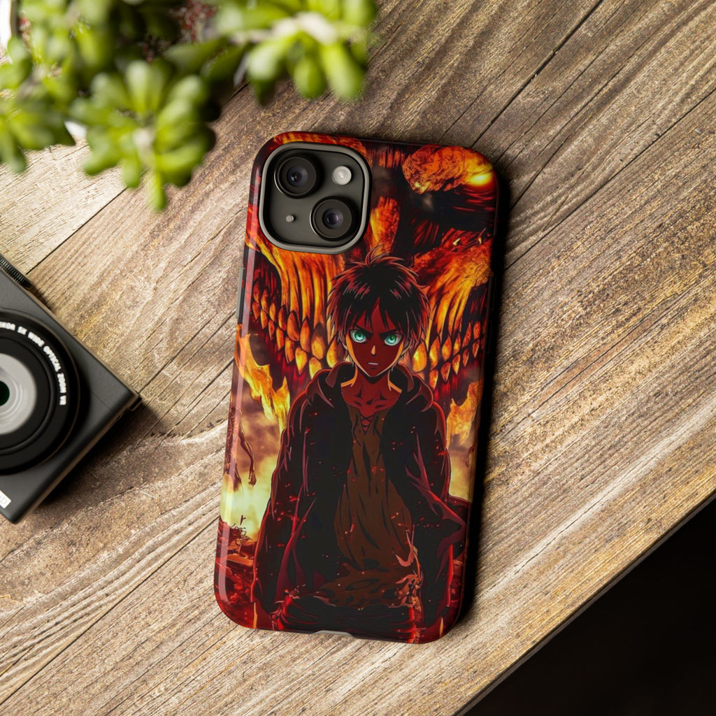 Eren Yeager Phone Case — Tough Cases Anime Protective Cover