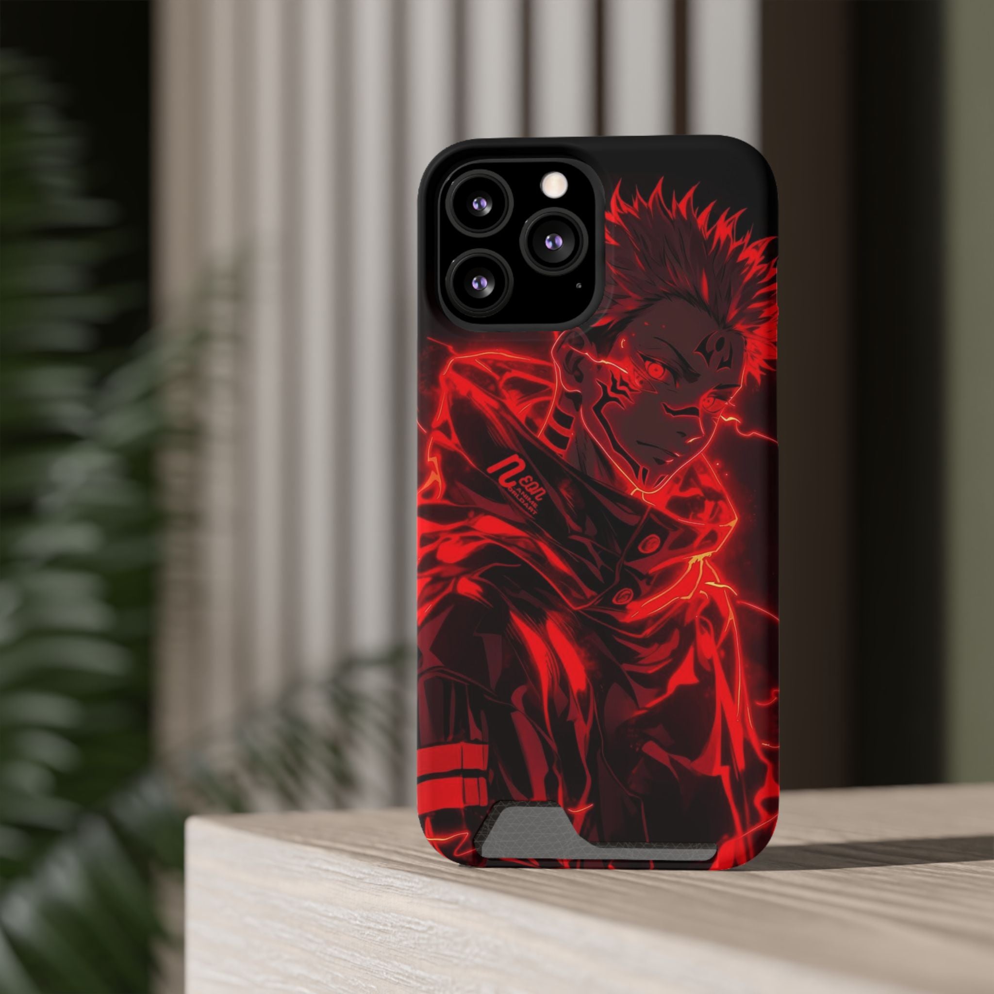 Phone Case With Card Holder Animie style
