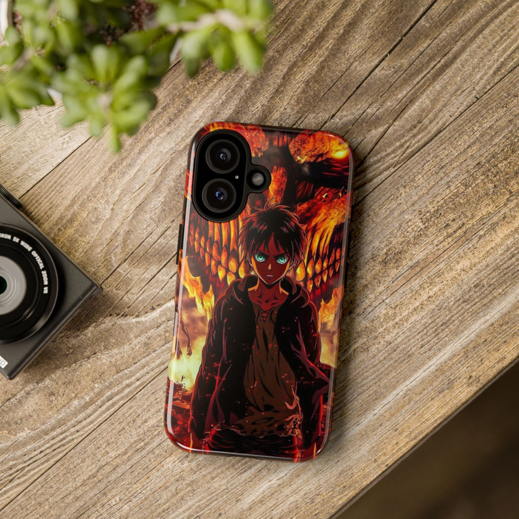 Eren Yeager Phone Case — Tough Cases Anime Protective Cover