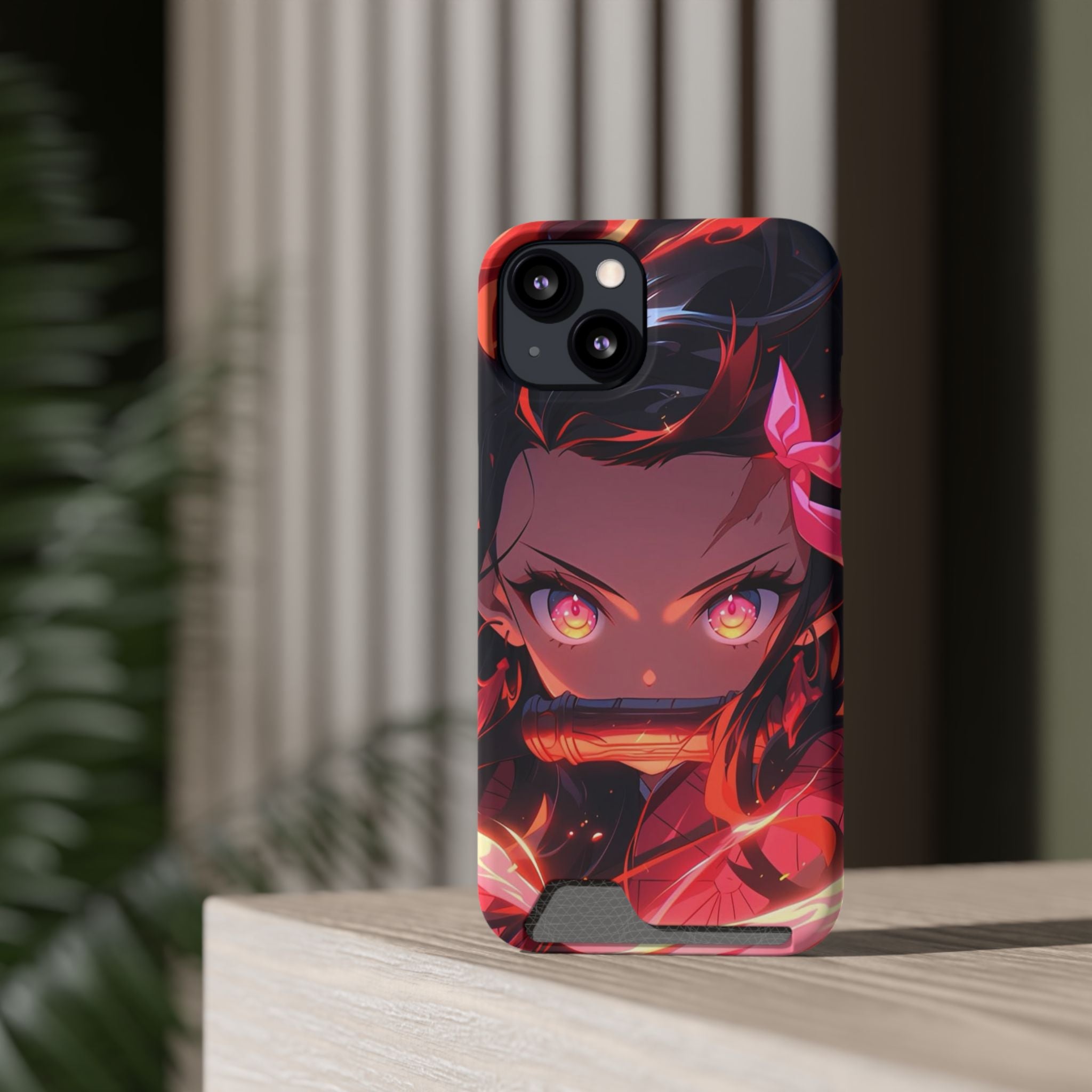 Anime Phone Case with Card Holder