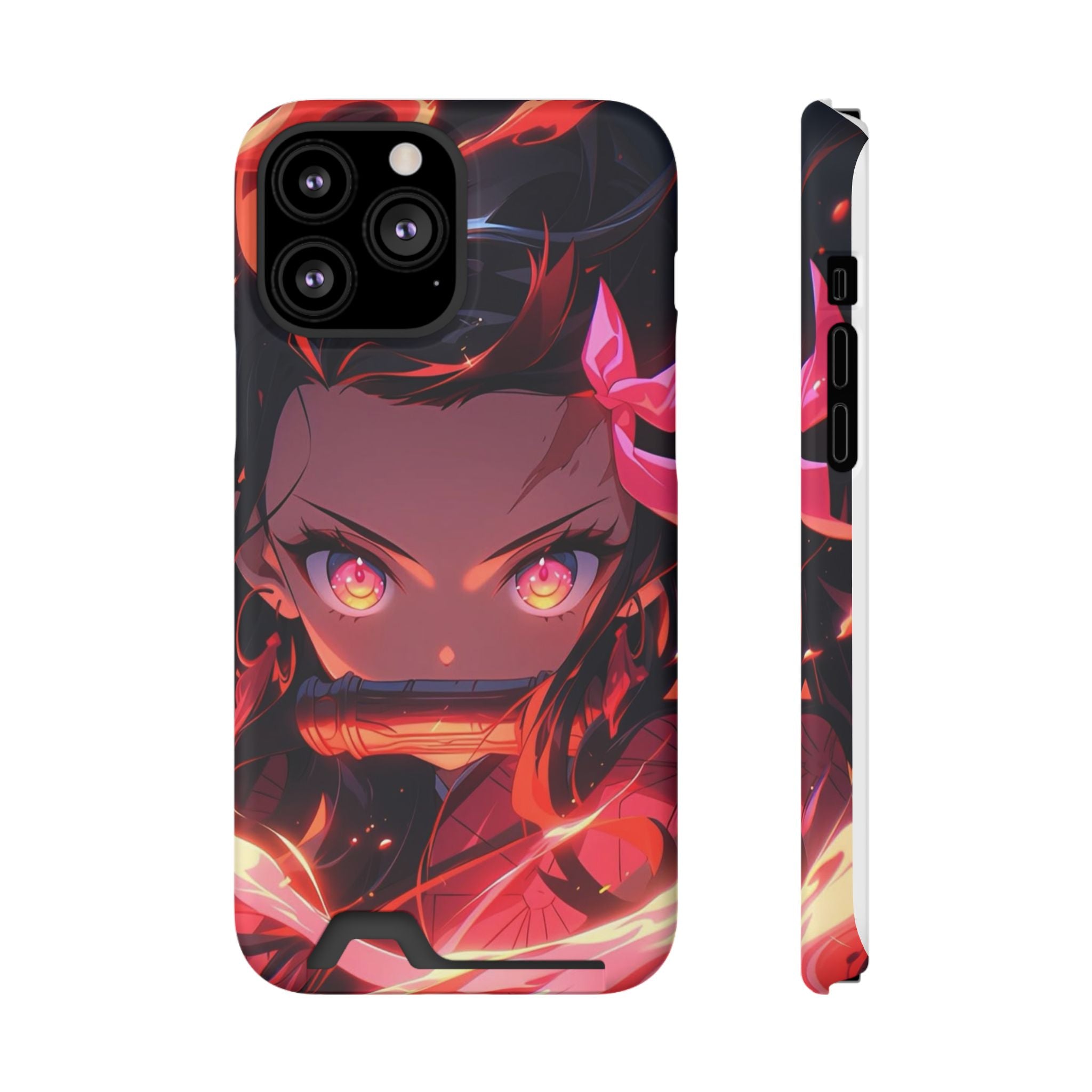 Anime Phone Case with Card Holder