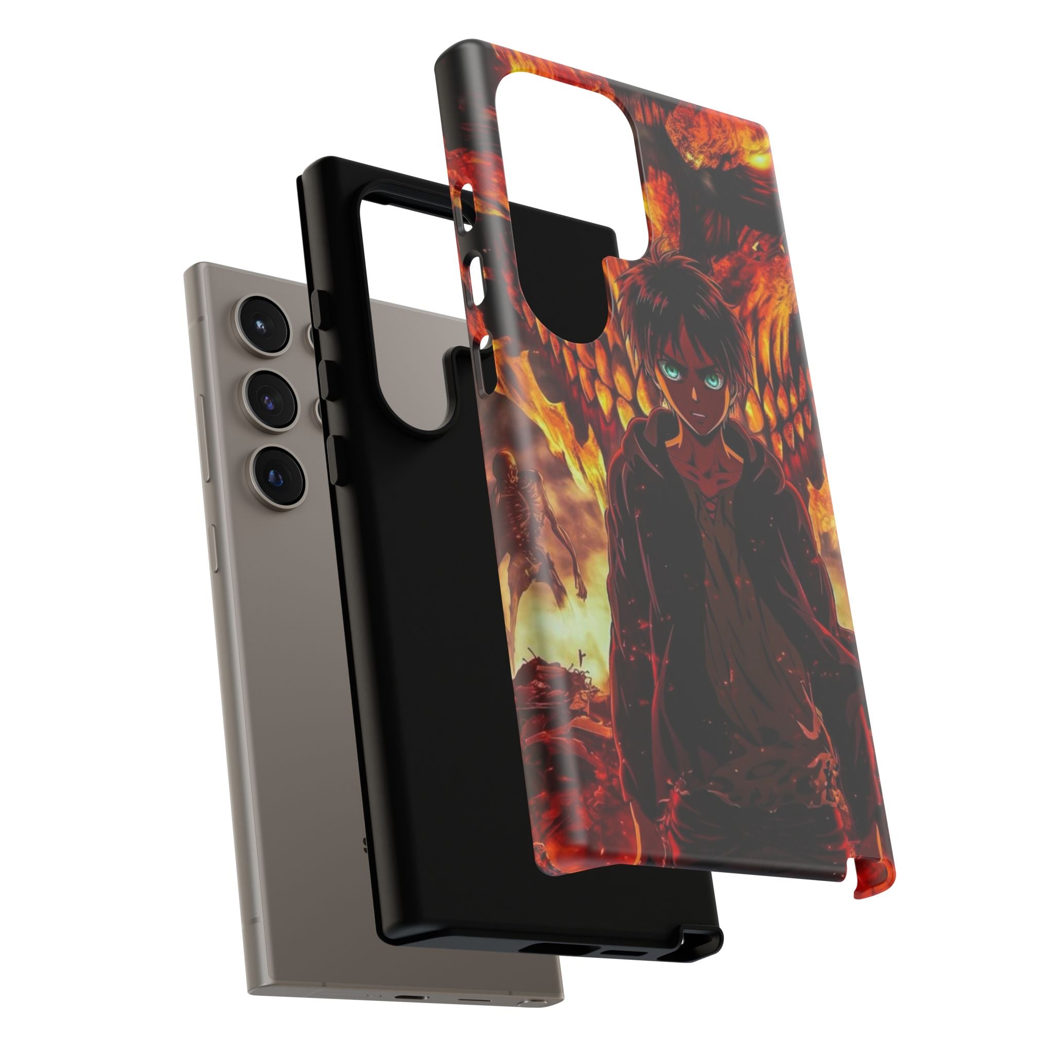Eren Yeager Phone Case — Tough Cases Anime Protective Cover