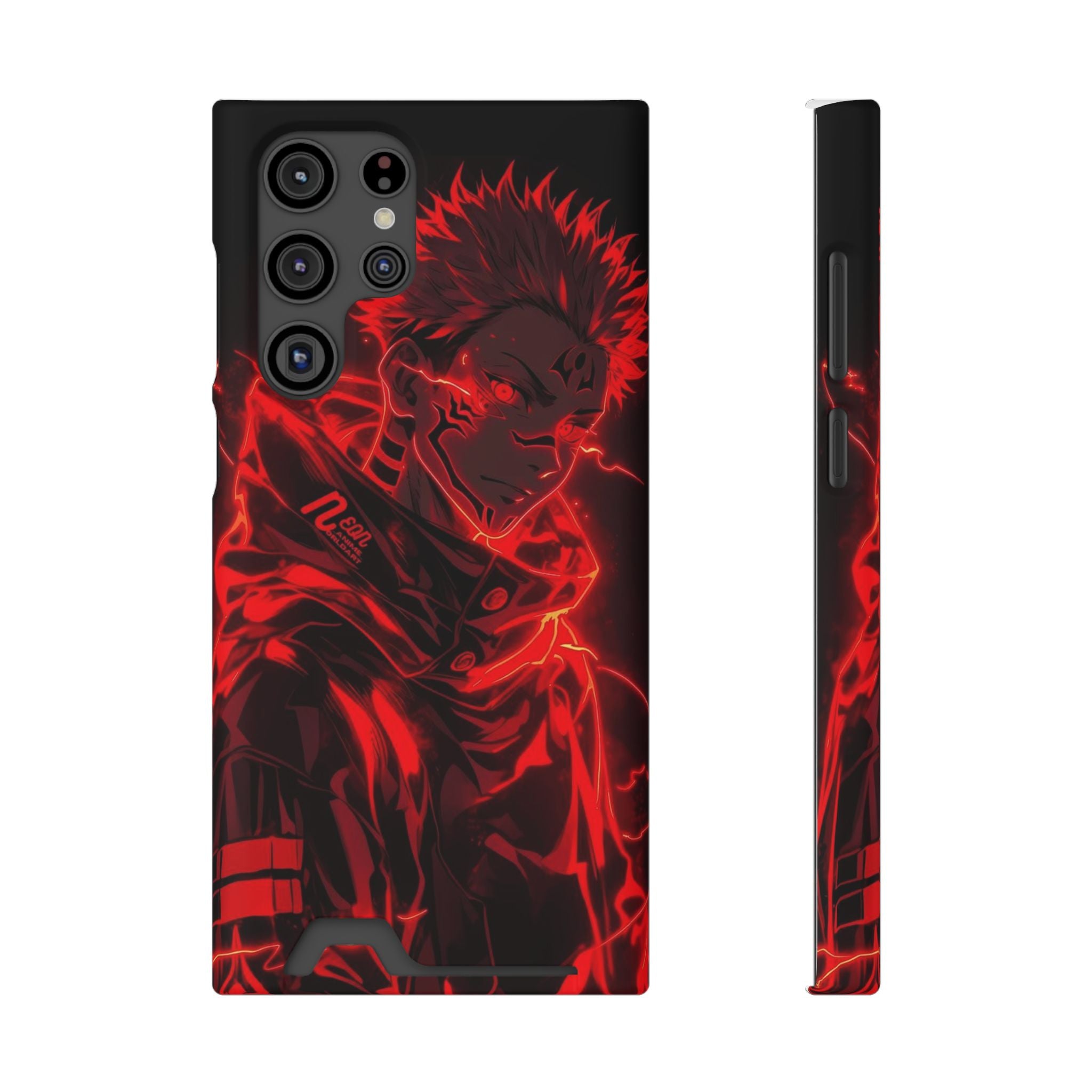 Phone Case With Card Holder Animie style