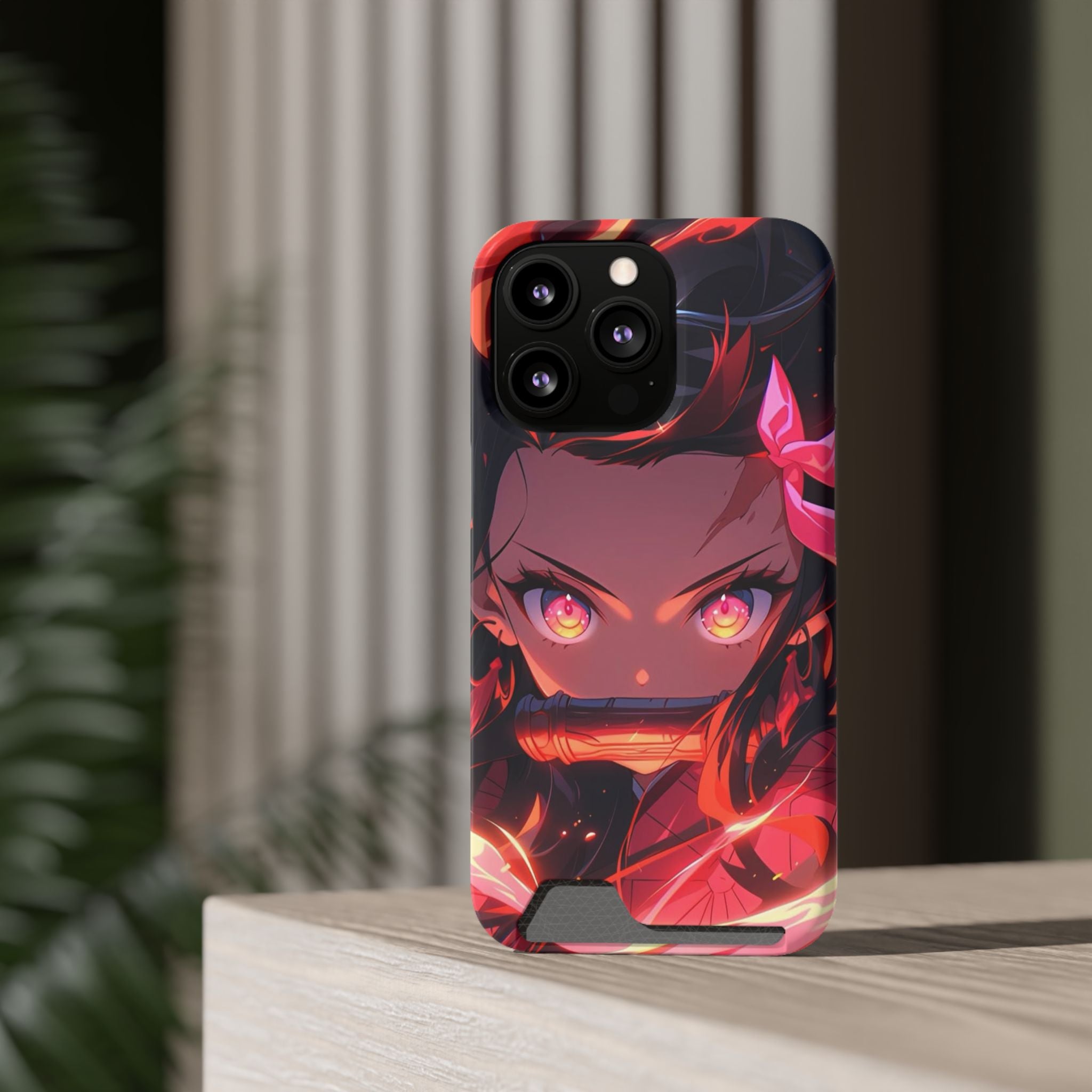 Anime Phone Case with Card Holder