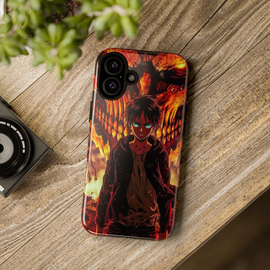 Eren Yeager Phone Case — Tough Cases Anime Protective Cover