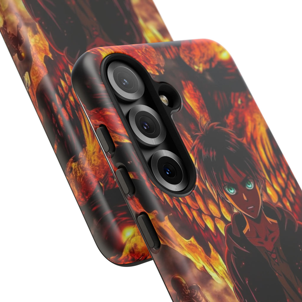 Eren Yeager Phone Case — Tough Cases Anime Protective Cover