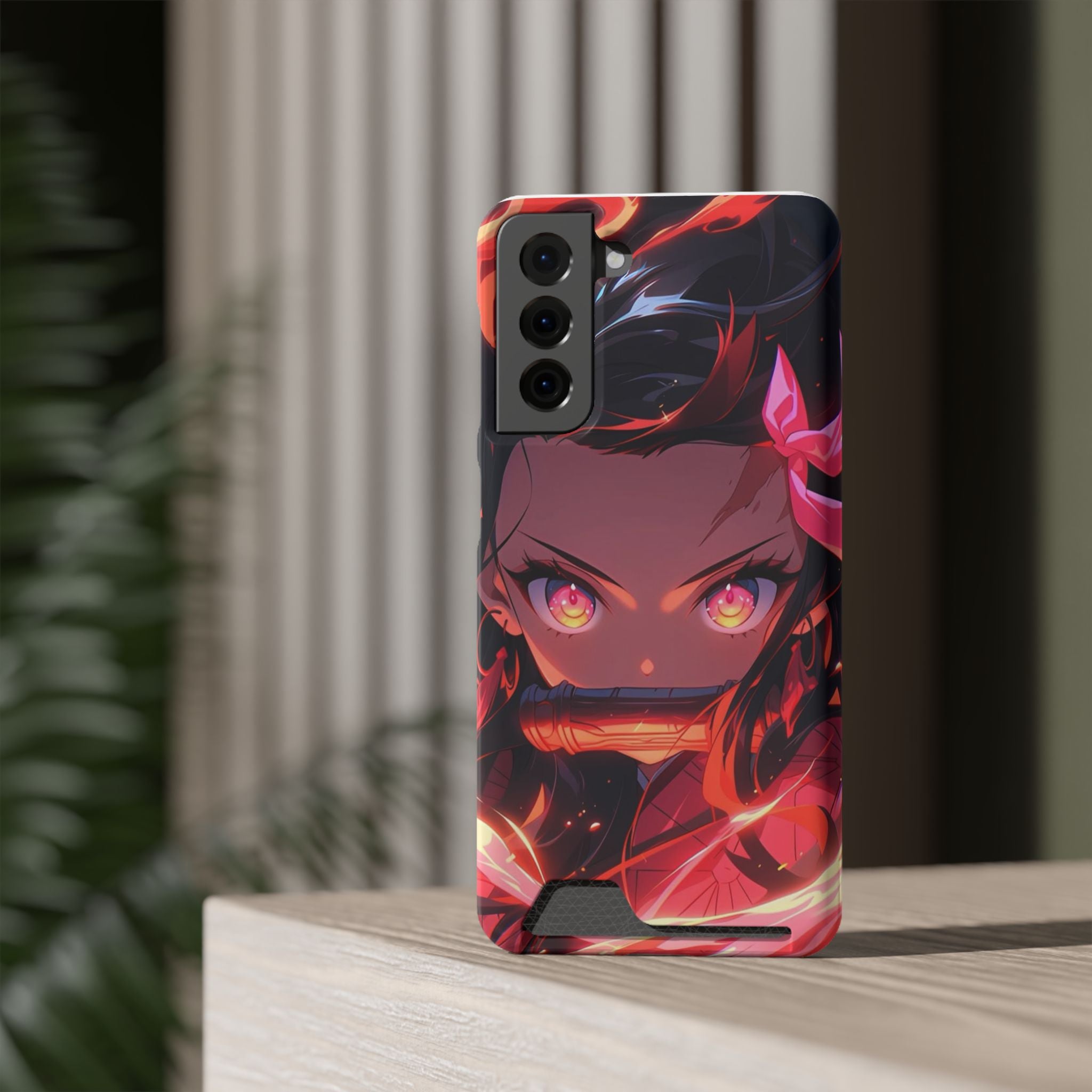 Anime Phone Case with Card Holder