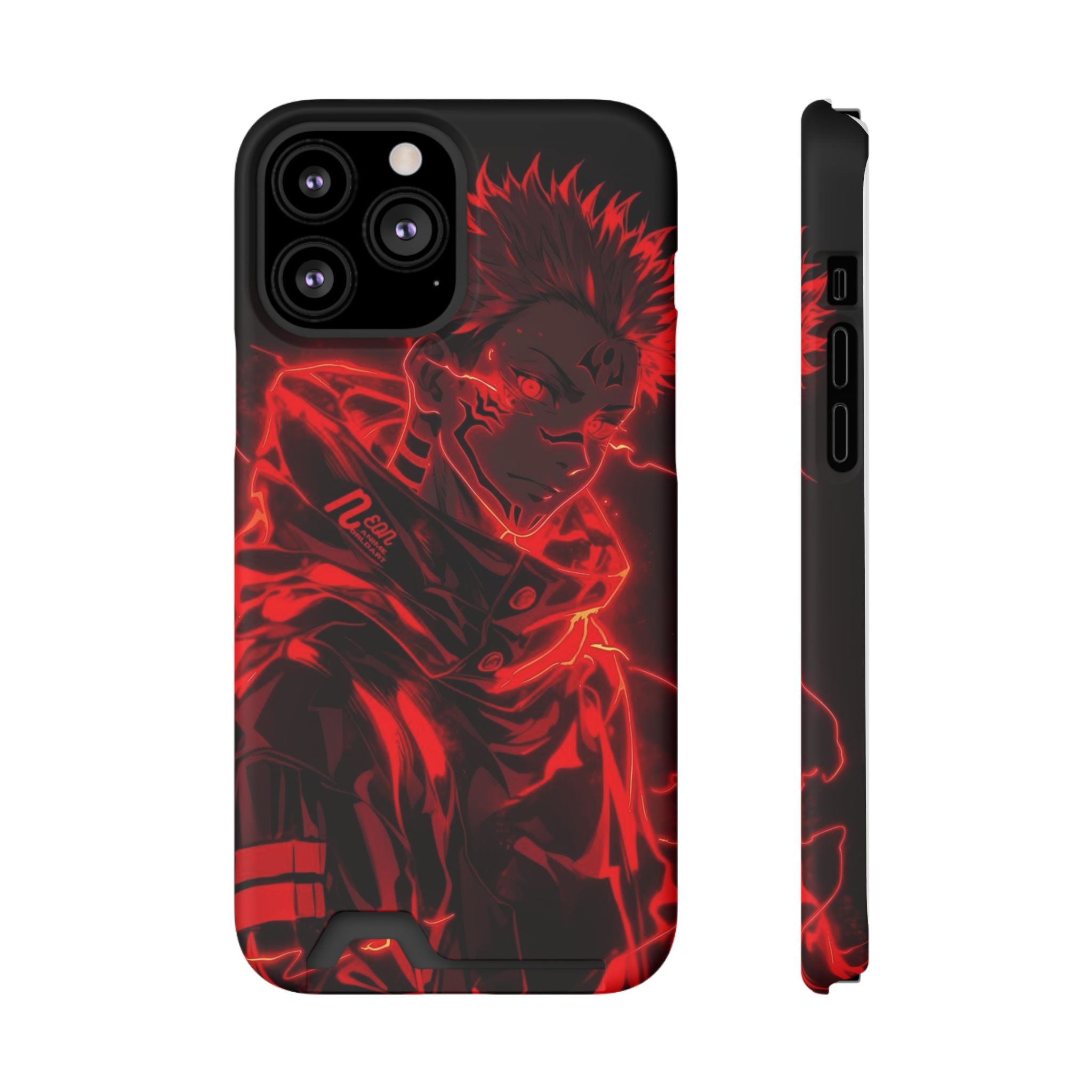 Phone Case With Card Holder Animie style