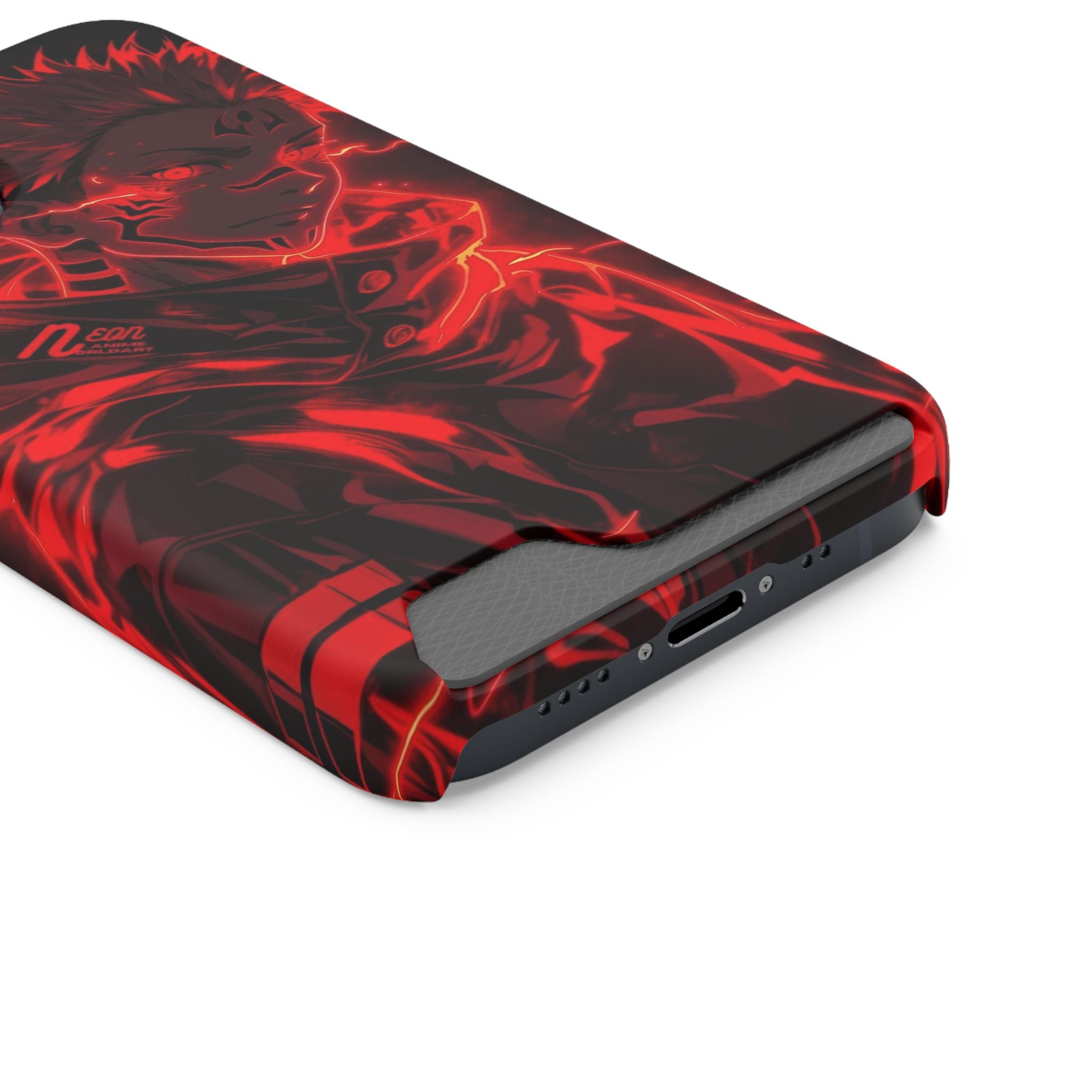 Phone Case With Card Holder Animie style