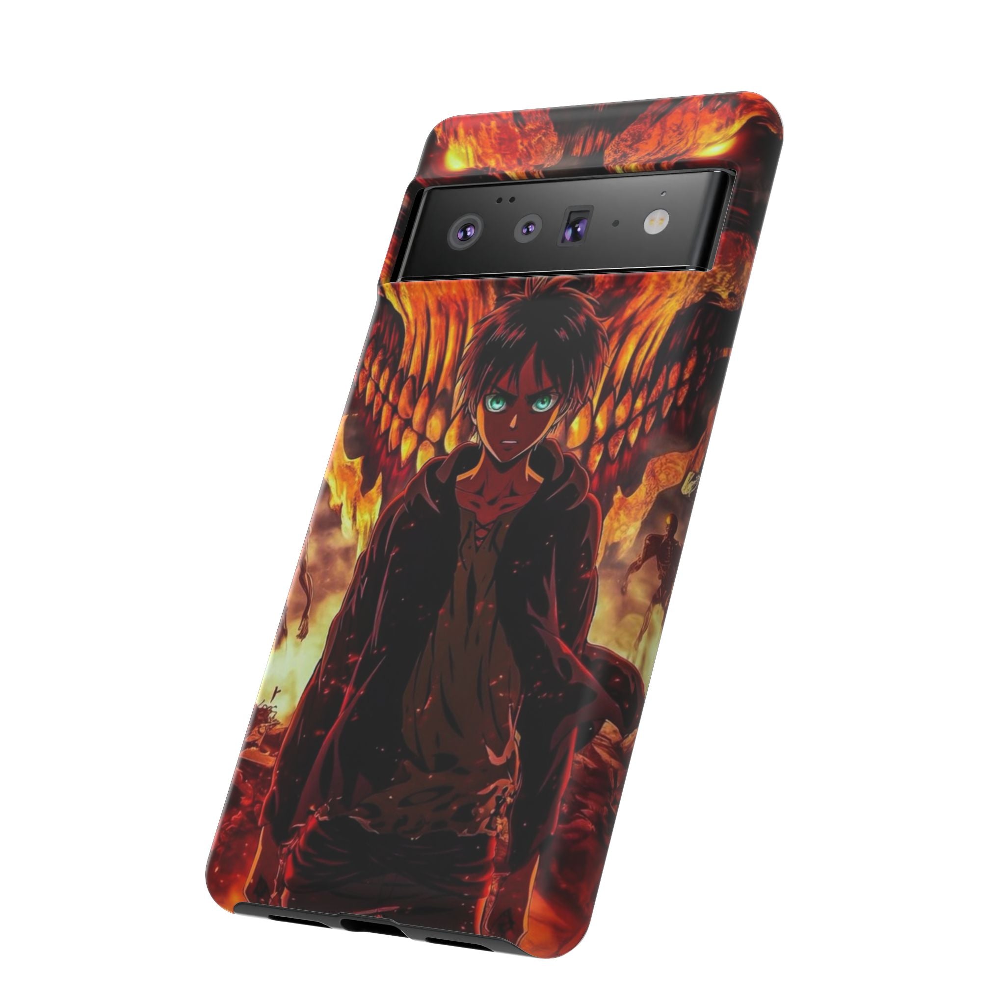 Eren Yeager Phone Case — Tough Cases Anime Protective Cover