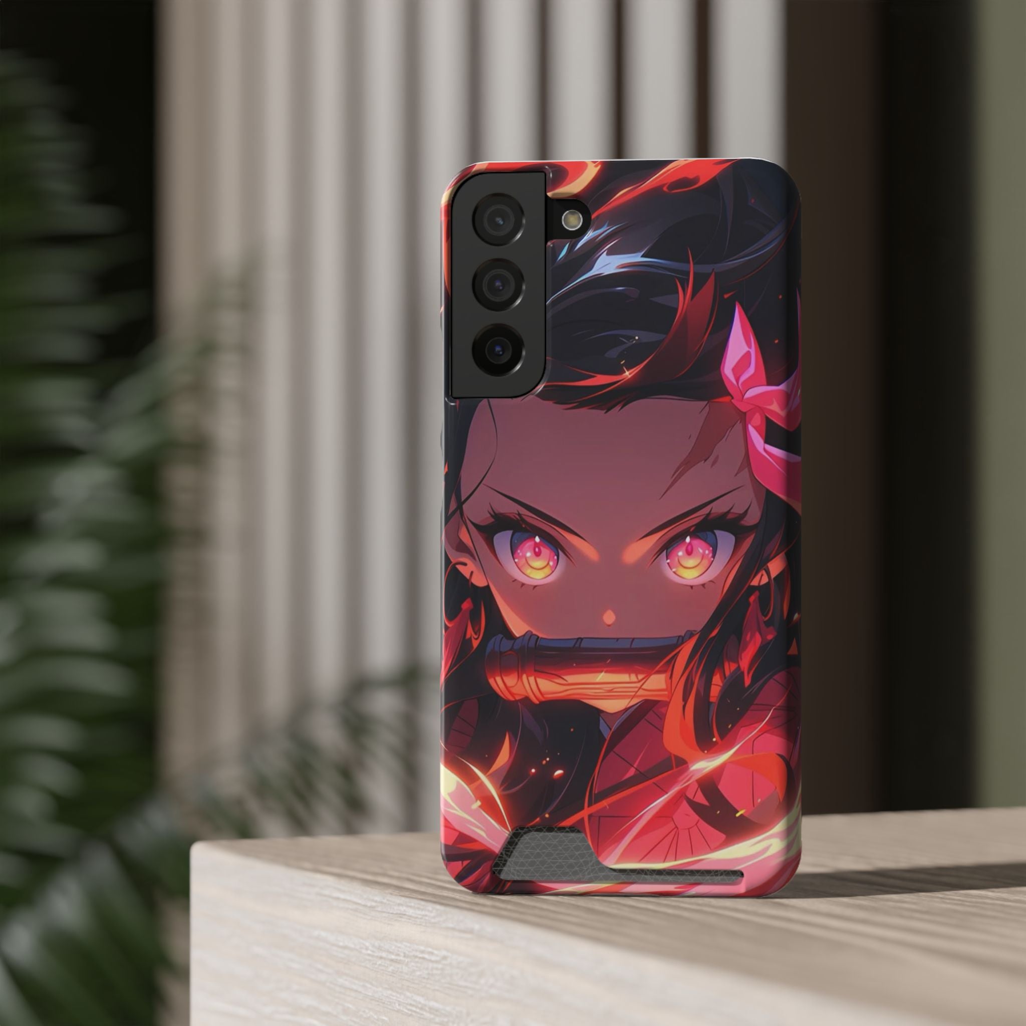 Anime Phone Case with Card Holder