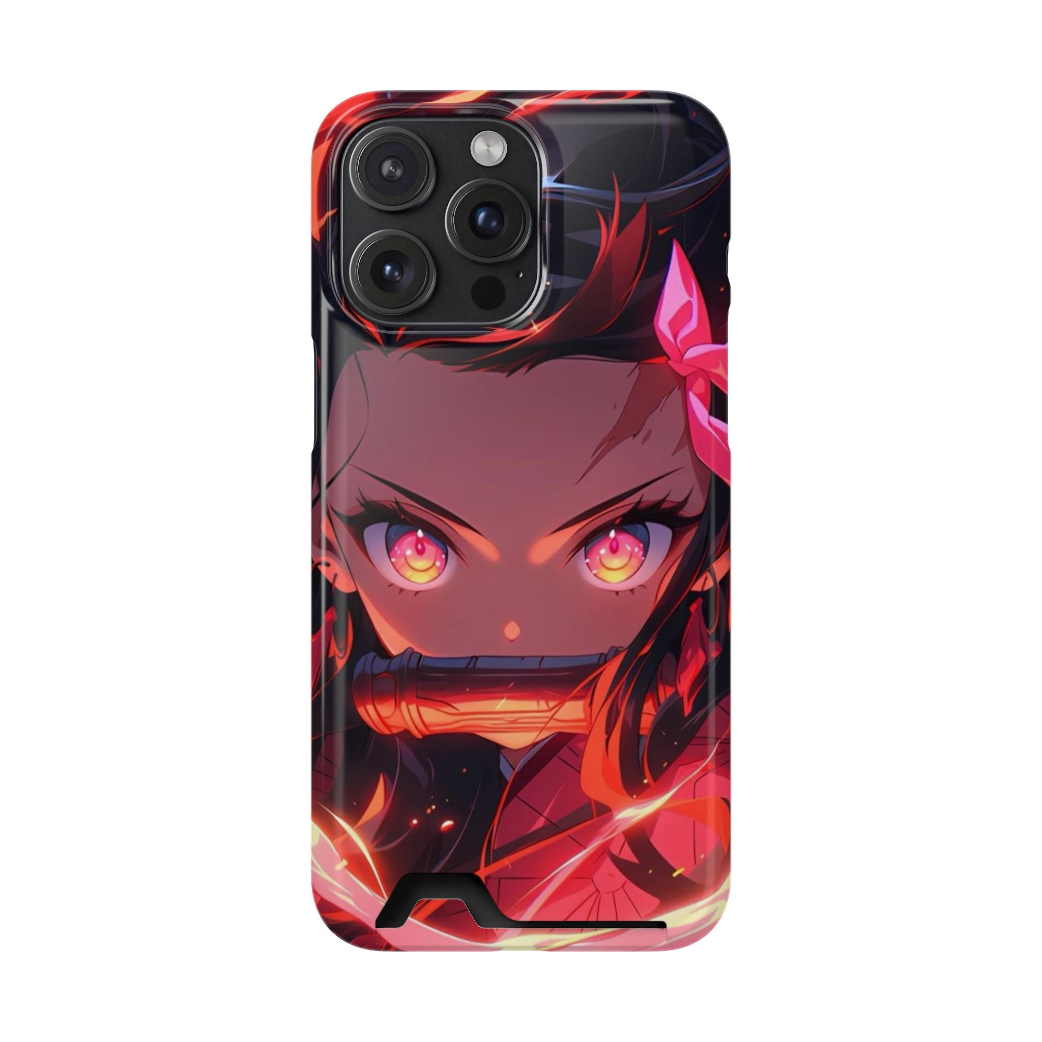 Anime Phone Case with Card Holder