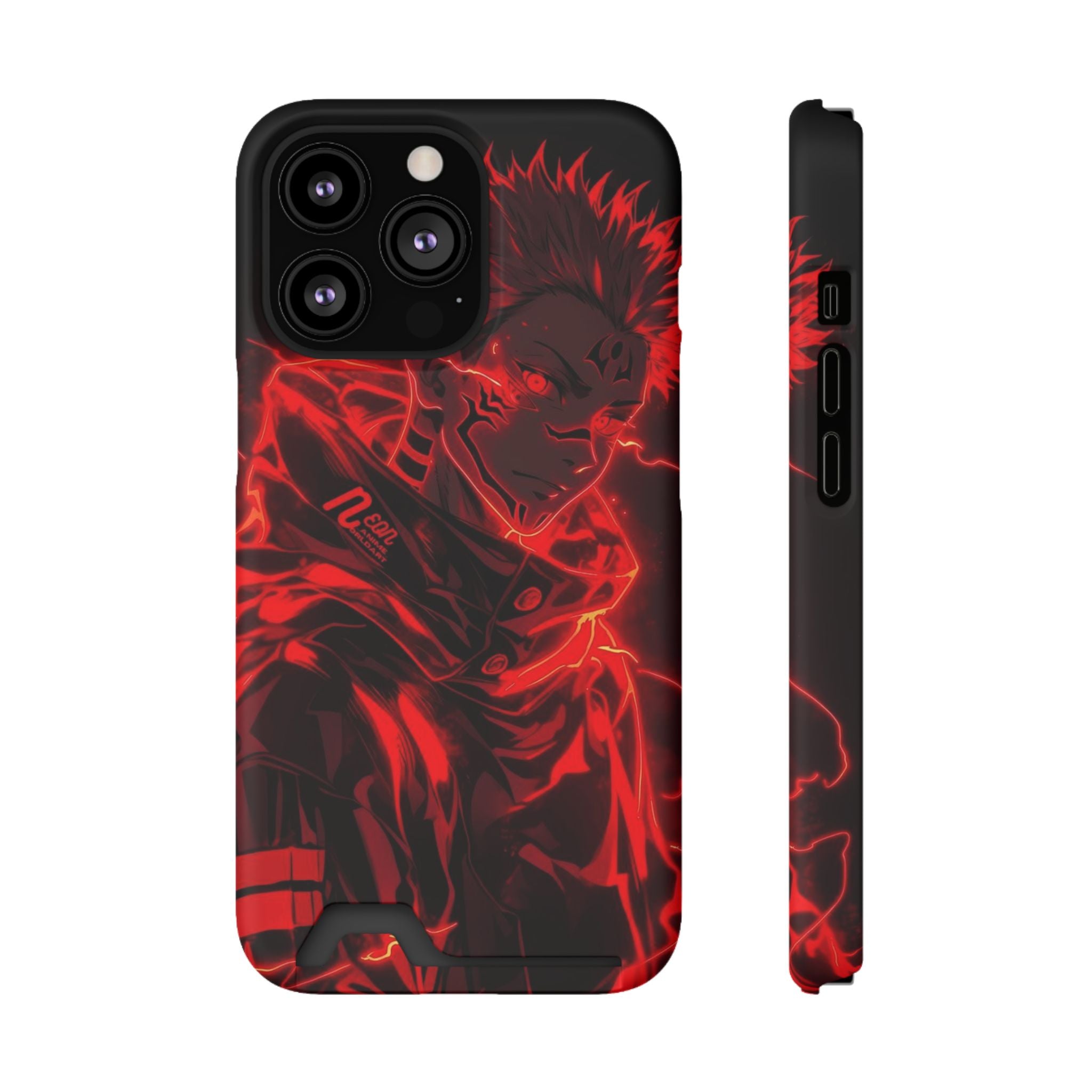 Phone Case With Card Holder Animie style
