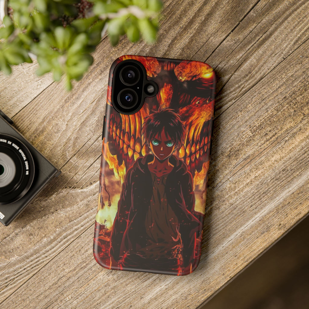 Eren Yeager Phone Case — Tough Cases Anime Protective Cover