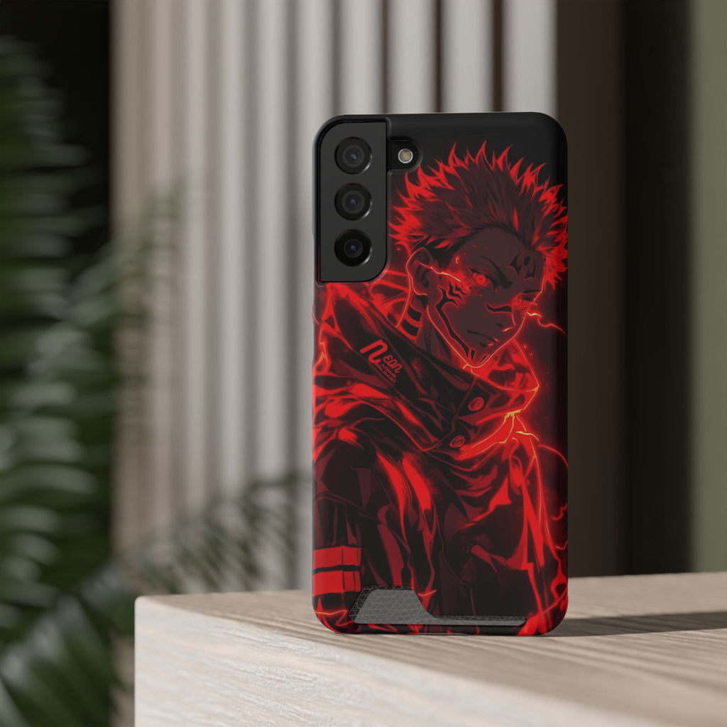 Phone Case With Card Holder Animie style