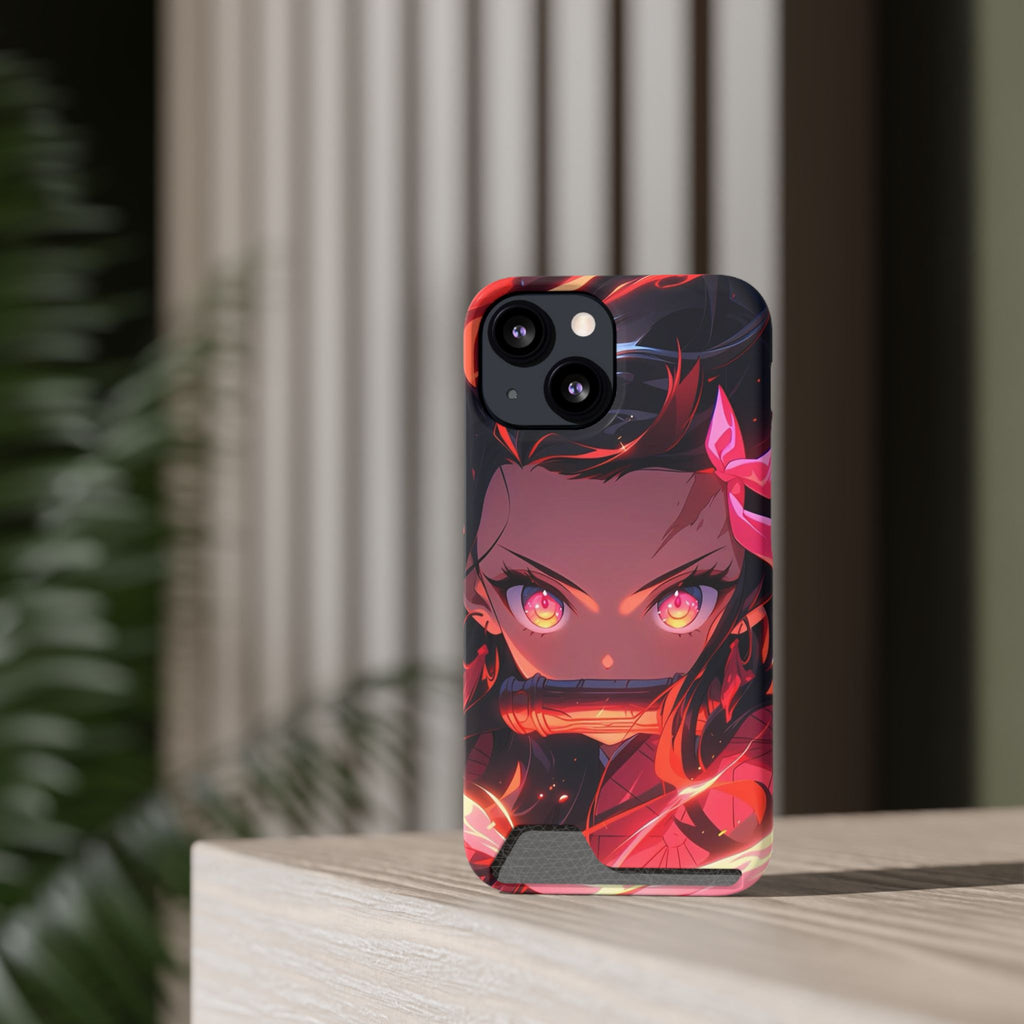 Anime Phone Case with Card Holder