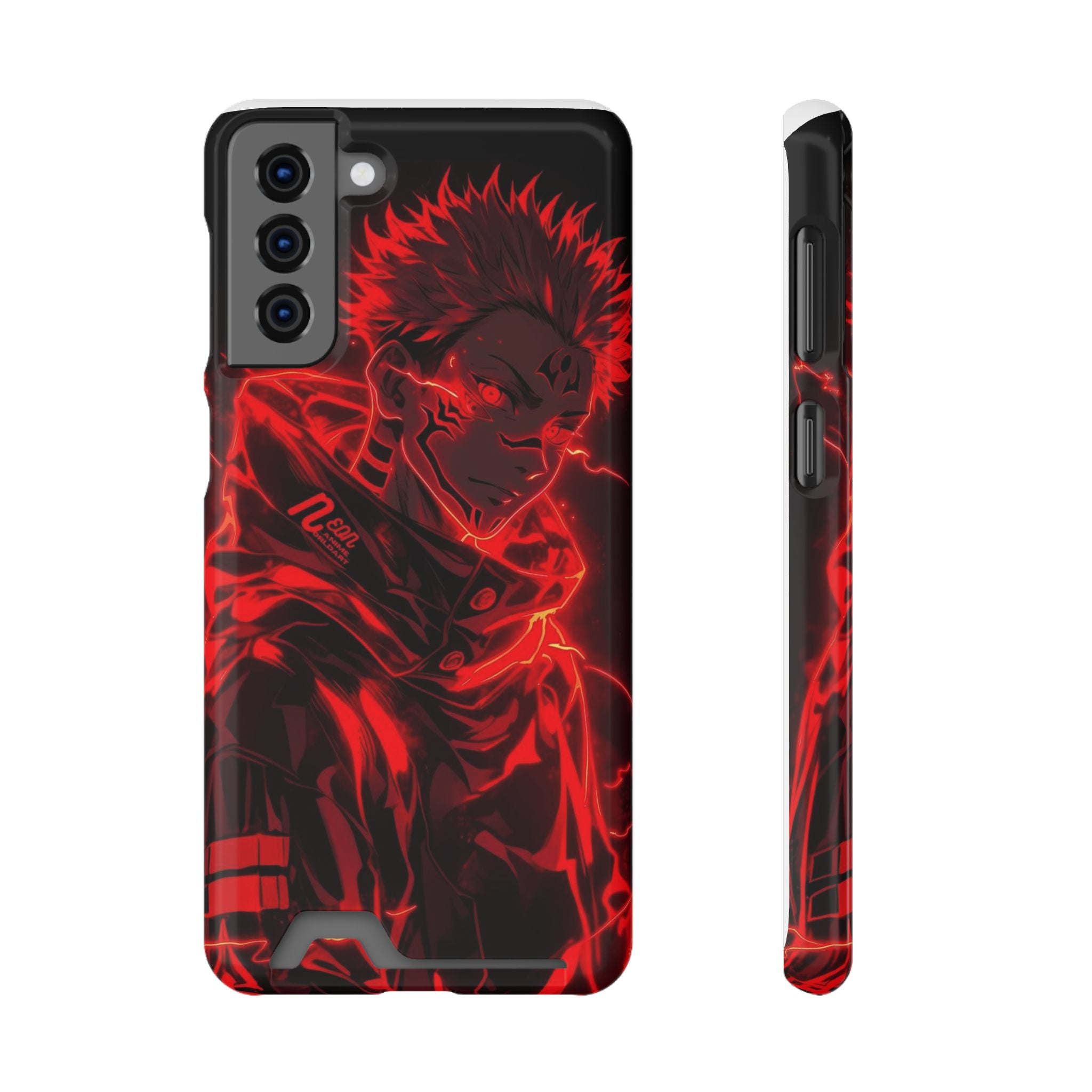 Phone Case With Card Holder Animie style